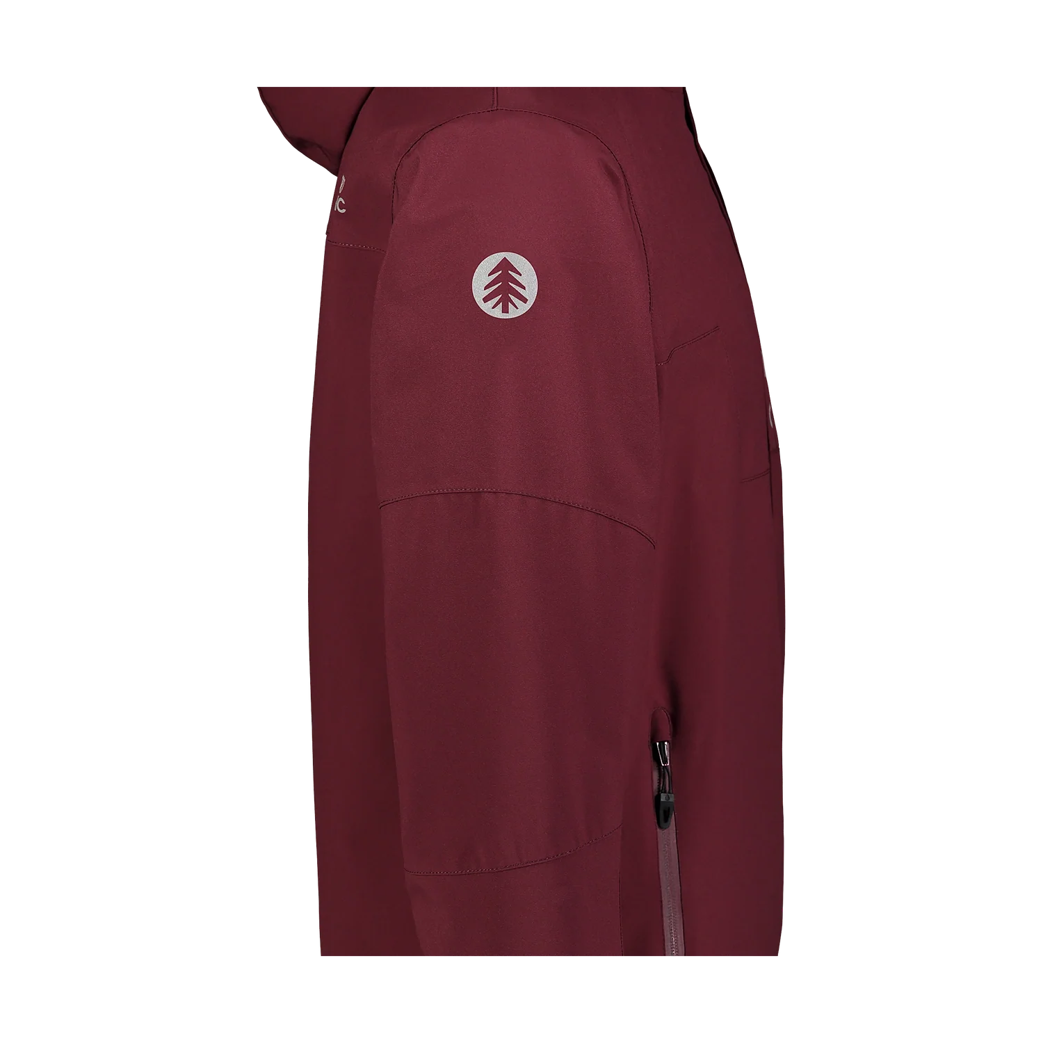 Outdoor jacket men's - COMPASS wine red-7