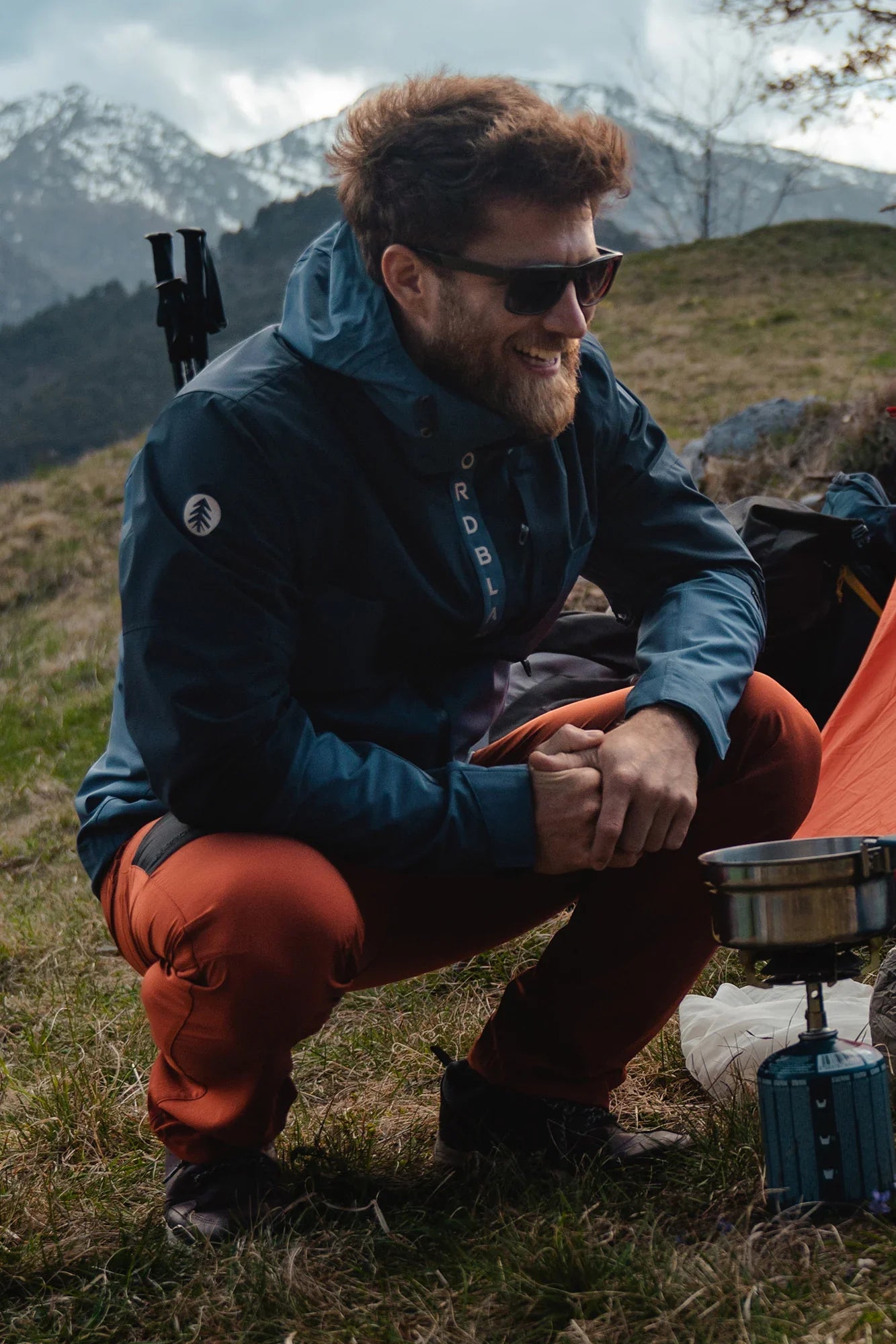 Outdoor- Jacke Herren - COMPASS blau-3