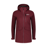 Wasserdichte Outdoor- Jacke Damen - WITCHING weinrot