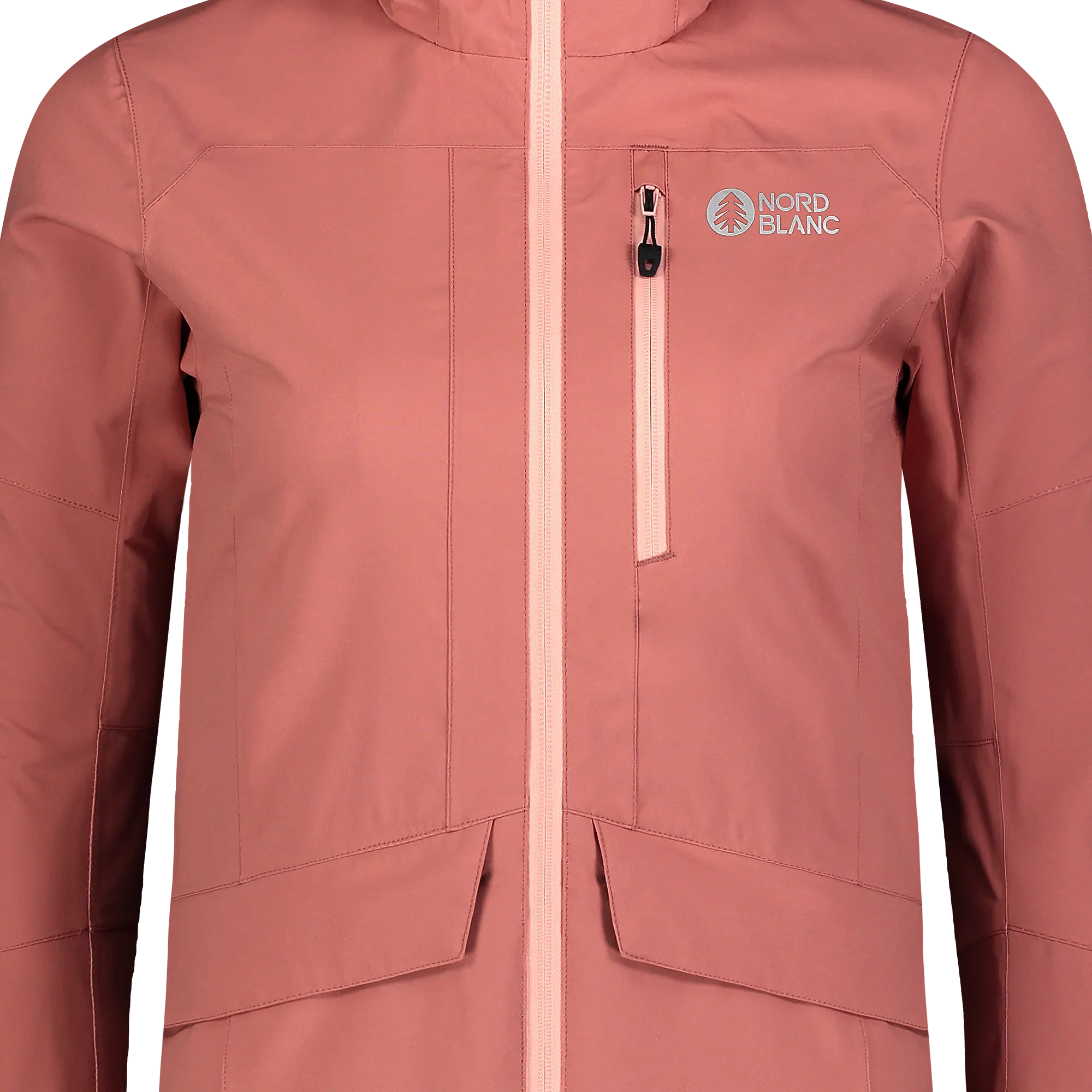 Waterproof outdoor jacket women's - WITCHING pink-6