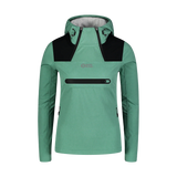 Waterproof light softshell anorak women's - KANGAROO green