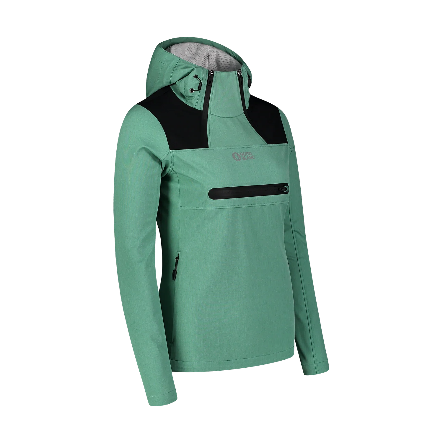 Waterproof light softshell anorak women's - KANGAROO green-2