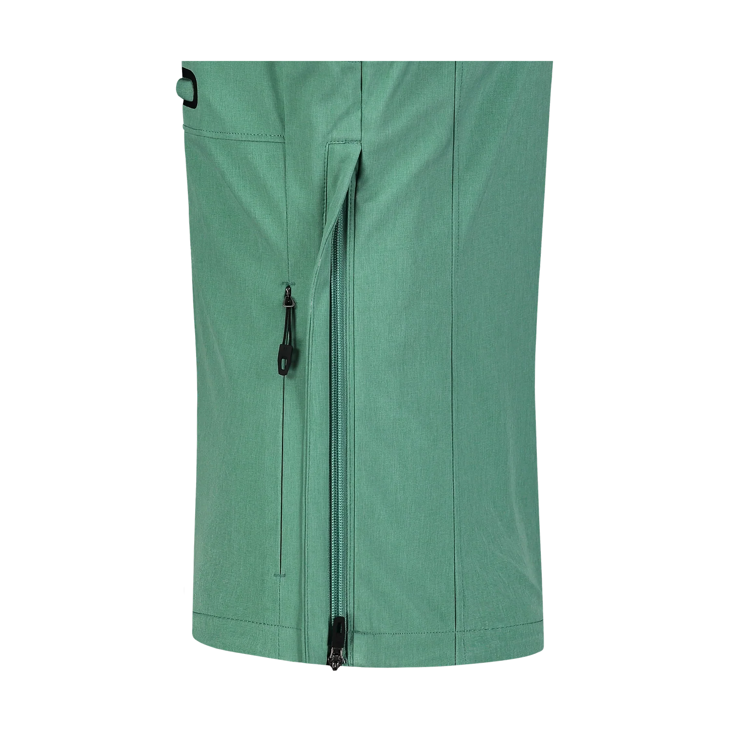 Waterproof light softshell anorak women's - KANGAROO green-7