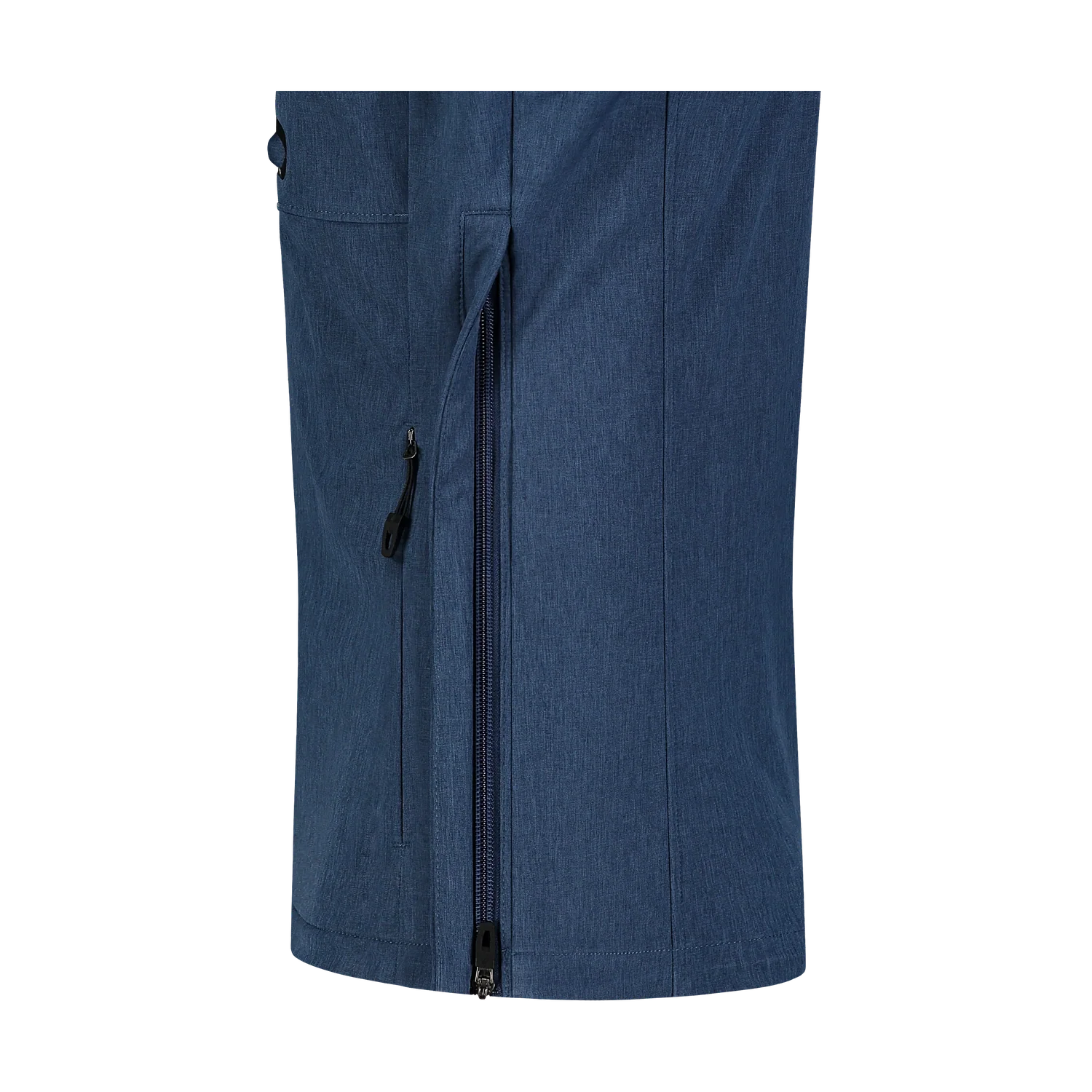 Nepromokavý lehký softshellový anorak dámský - KANGAROO modrý-8