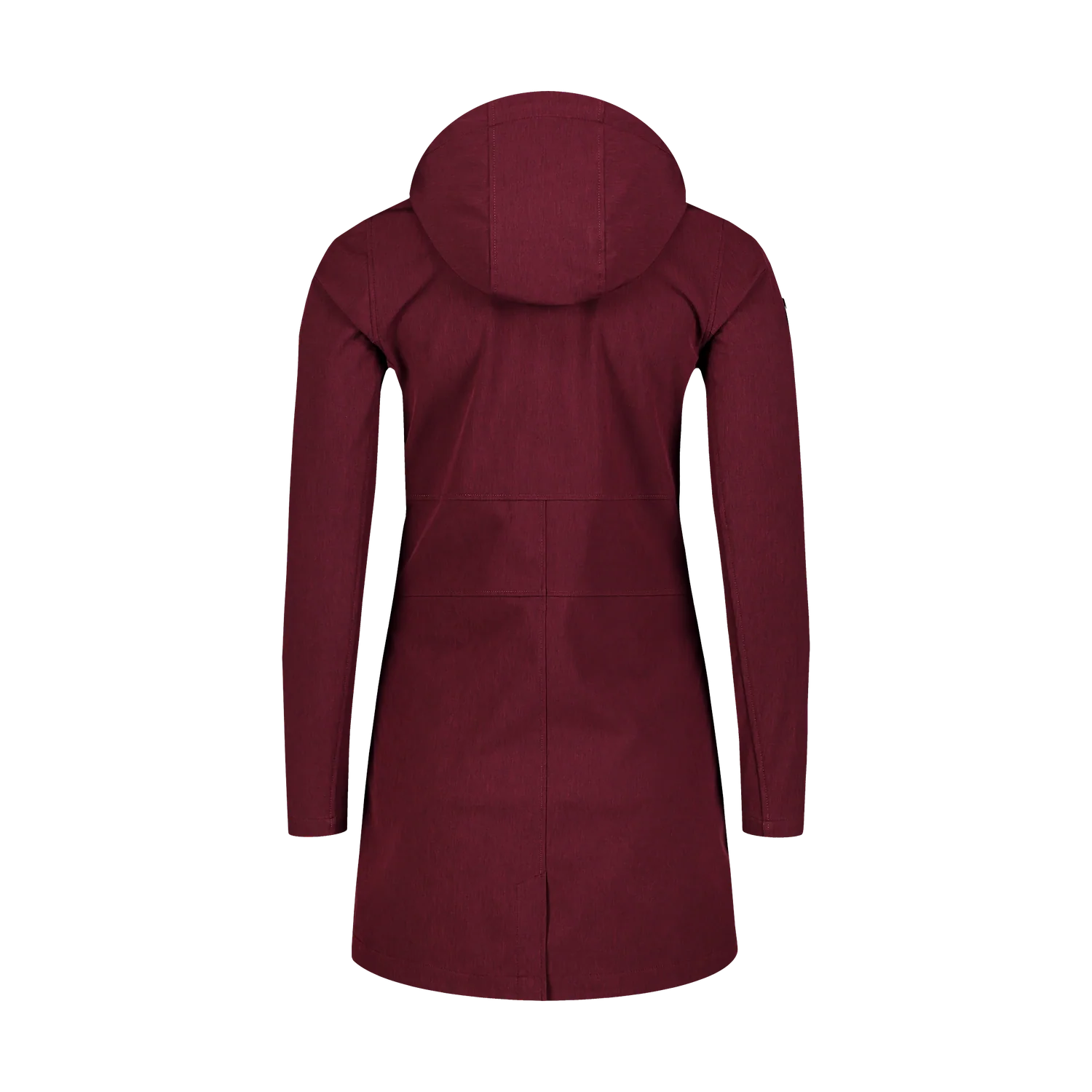 Light softshell parka women's - FITTED wine red-5