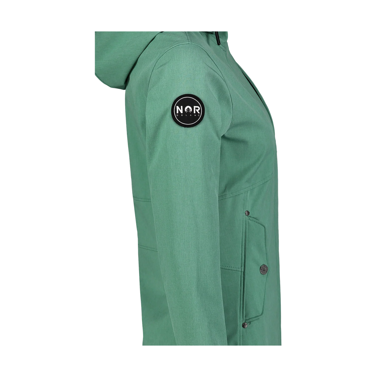 Light softshell parka women's - FITTED green-6