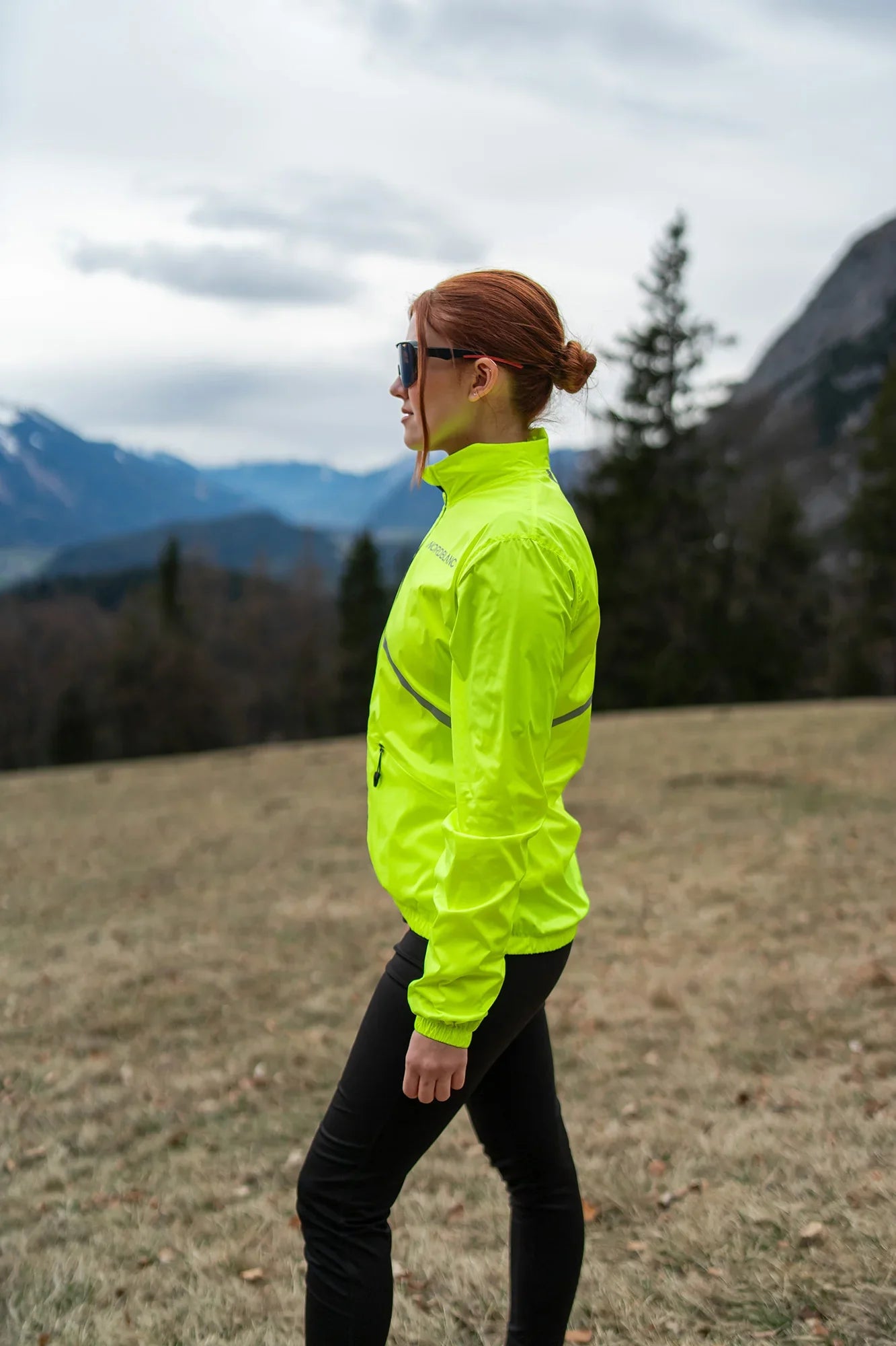 Ultralehká sportovní bunda dámská - REFLEXION zářivě žlutá-5