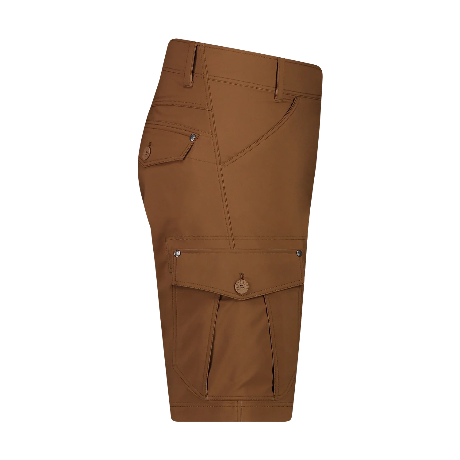 Kraťasy pánske - PATCHPOCKET hnedé-6