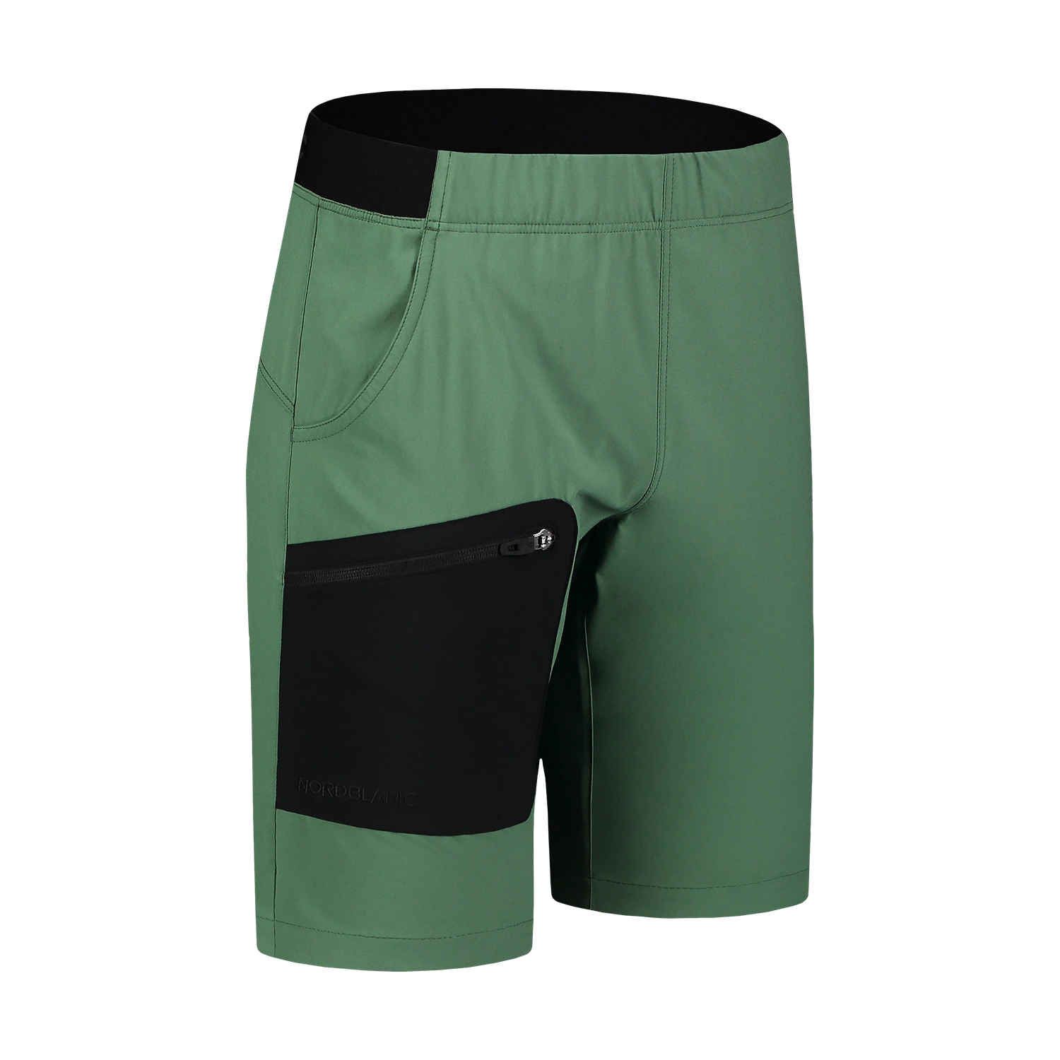 Lagane outdoor kratke hlače muške - WAIST zelene-3