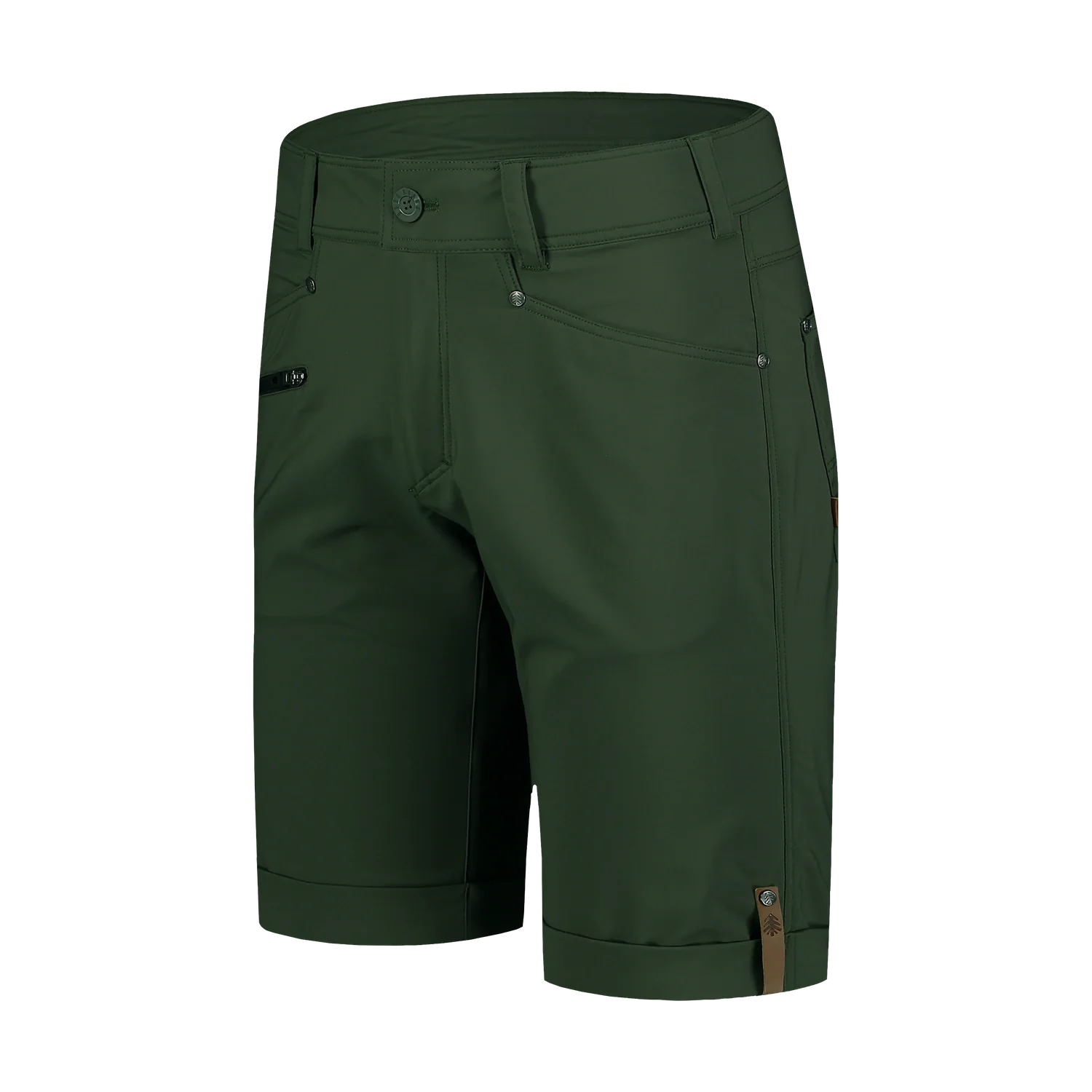 Kratke hlače moške - PEAKS rumenkasto rjave-2