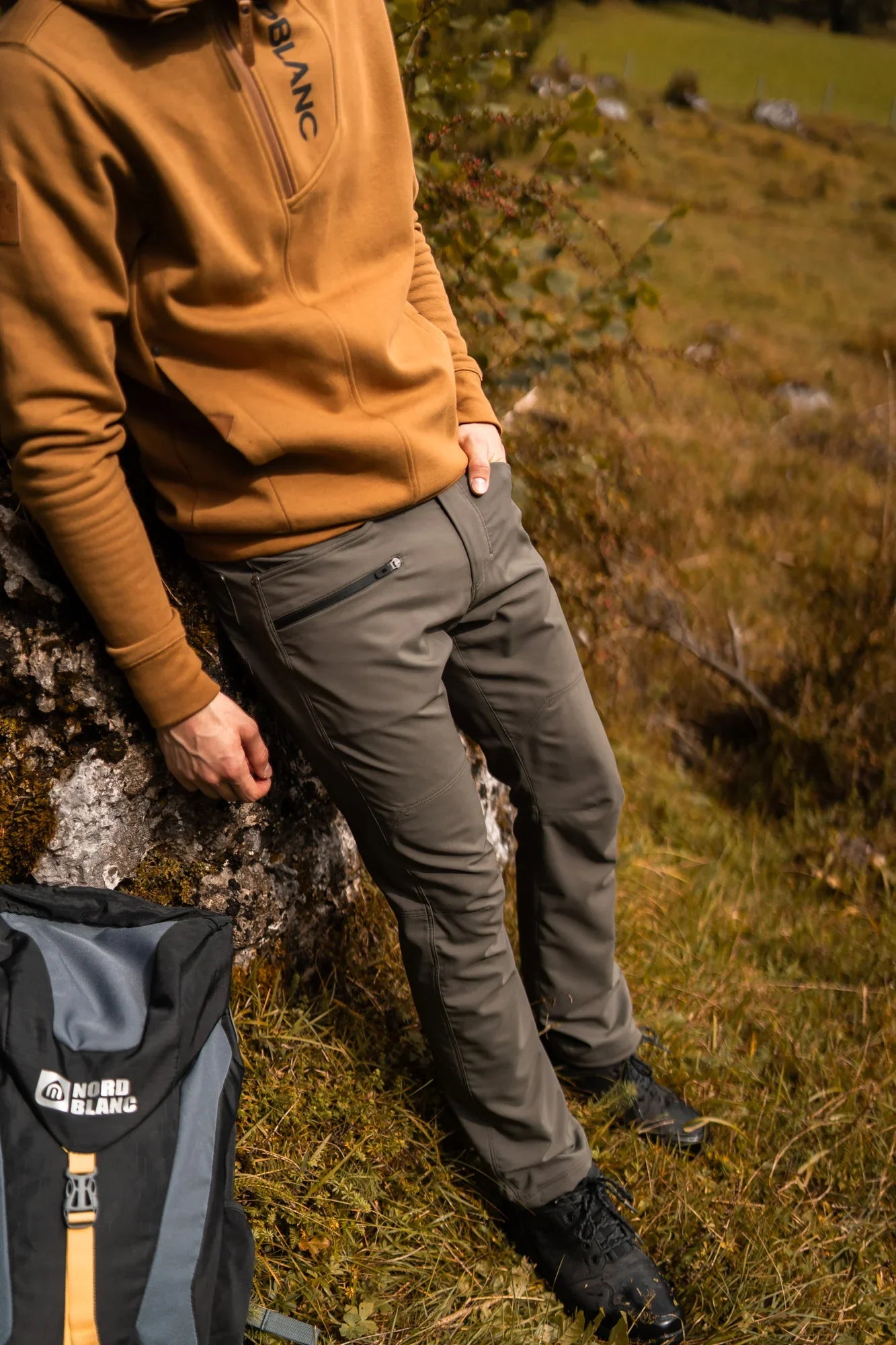 Pants men's - GARNISH khaki-3