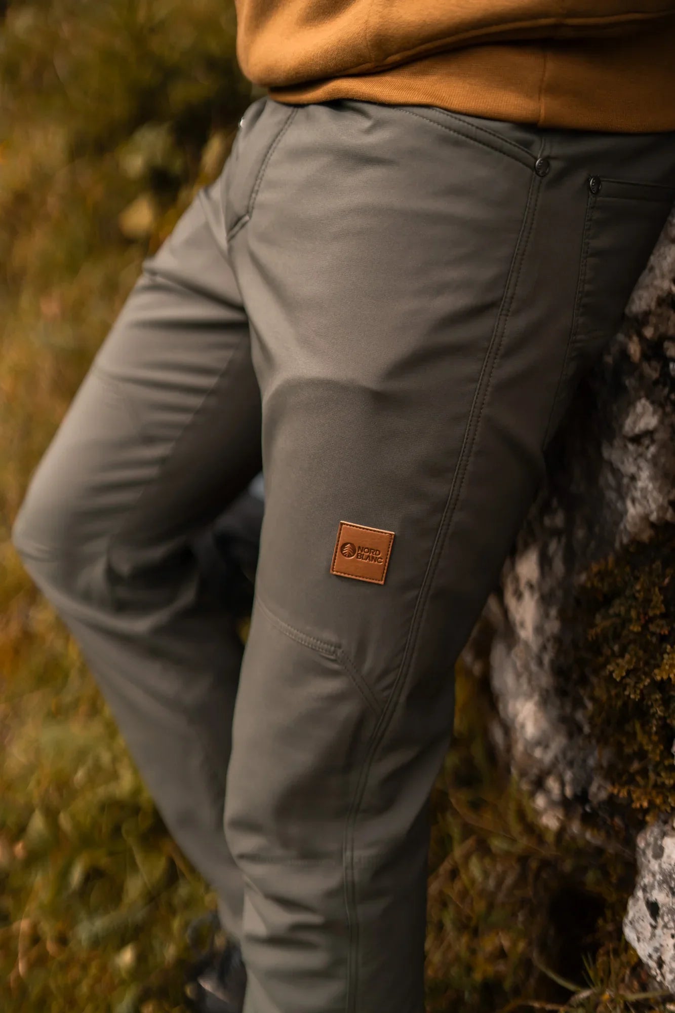 Pants men's - GARNISH khaki-5