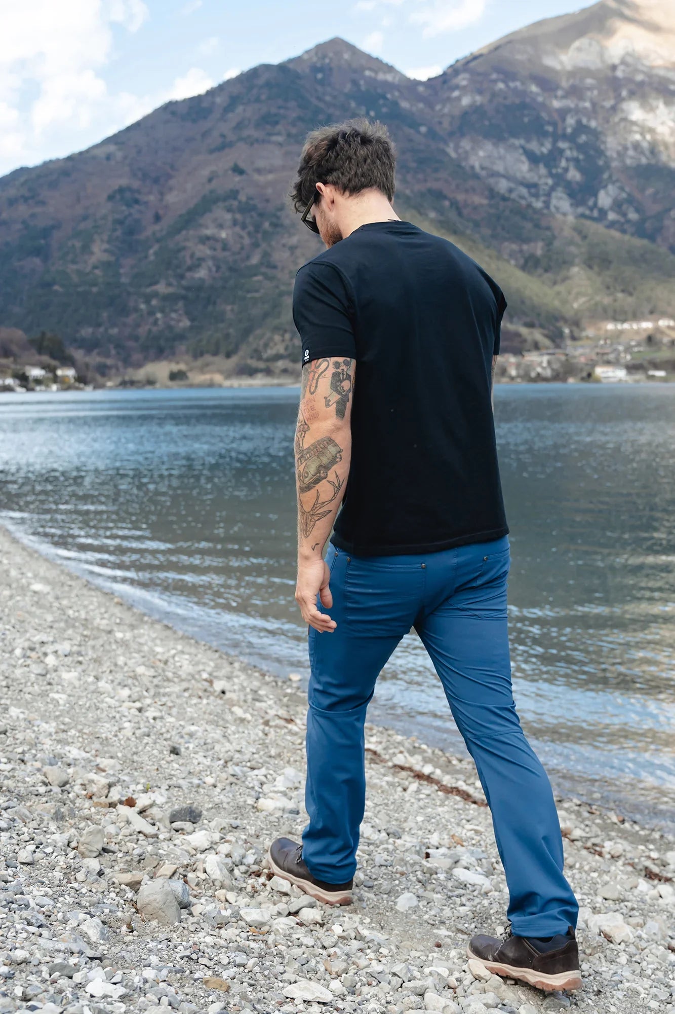 Pants men's - GARNISH blue-5