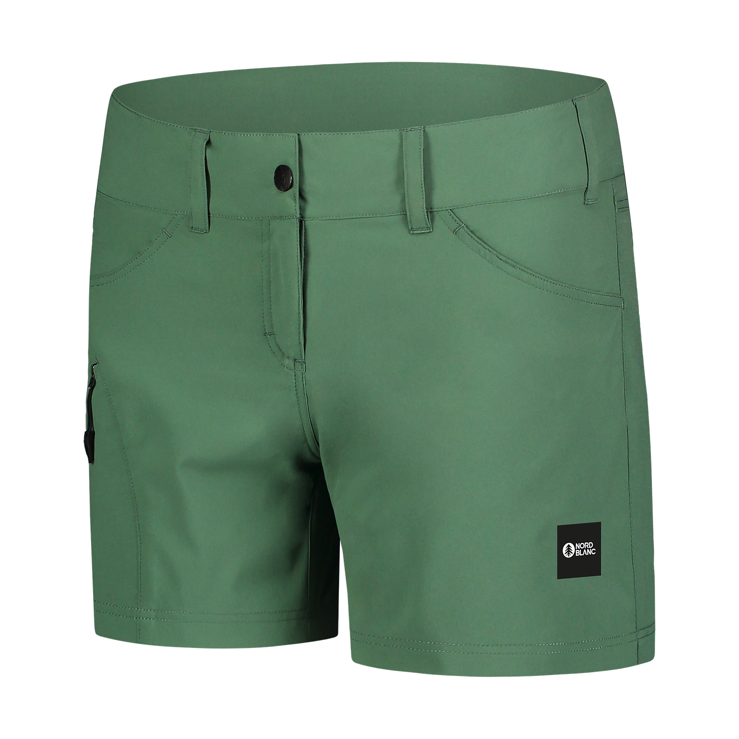 Pantaloni scurți ușori outdoor pentru femei - TACK verzi-2