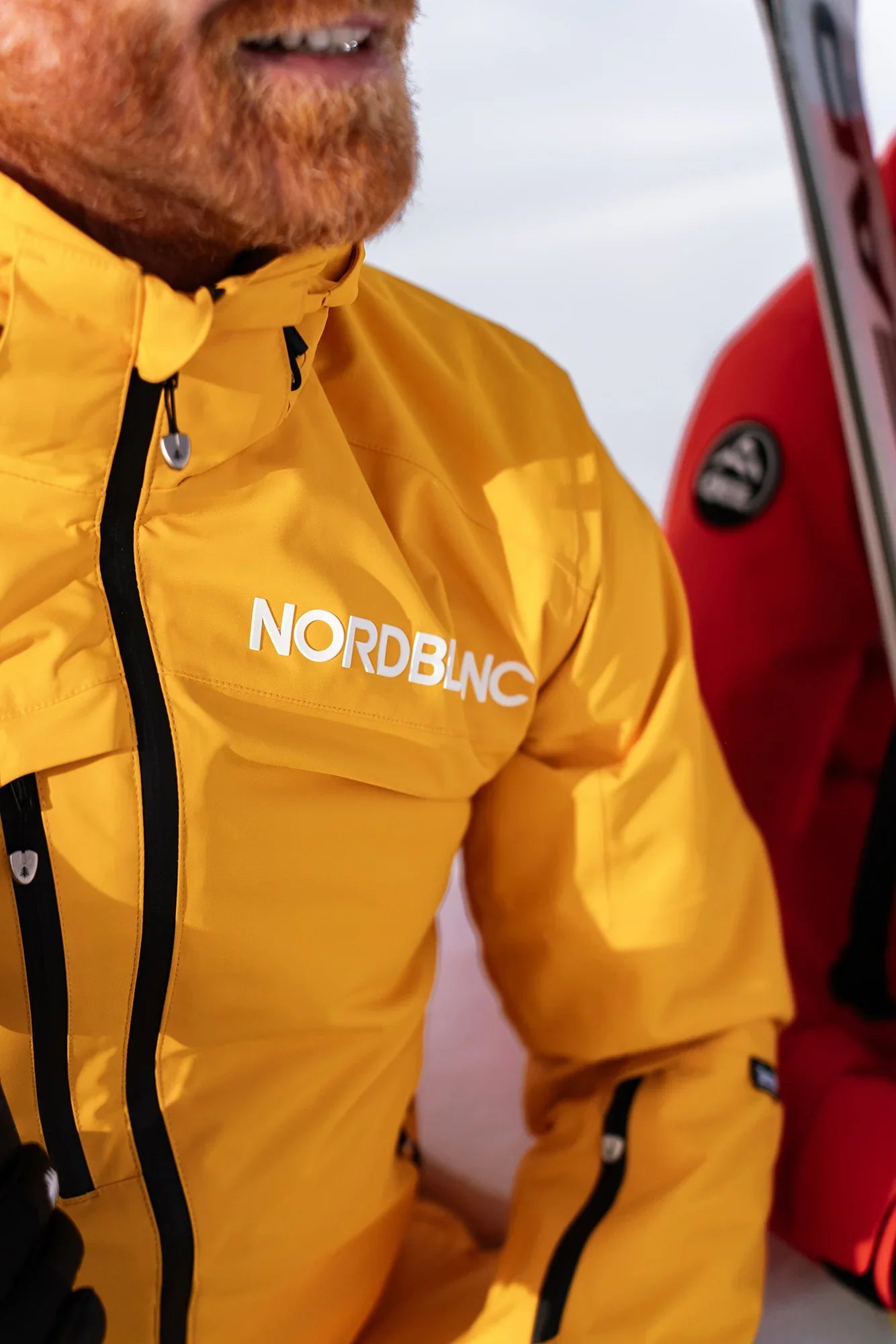 Skijacke Herren - ASCEND gelb-5