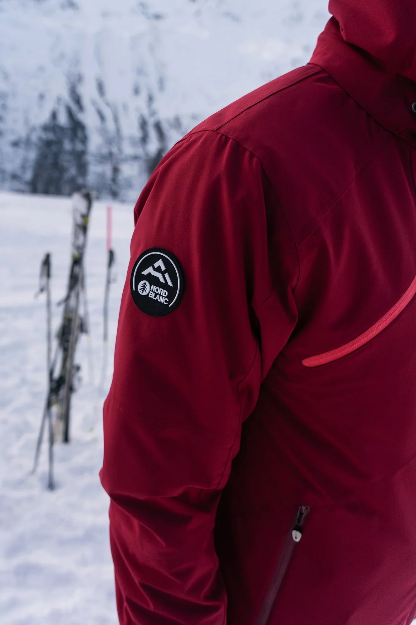 Ski jacket men's - NORM red-5