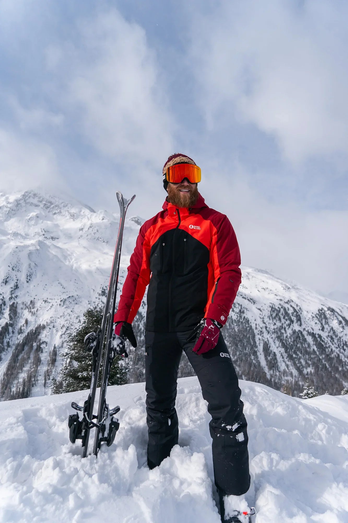 Ski jacket men's - ICEBERG orange-2