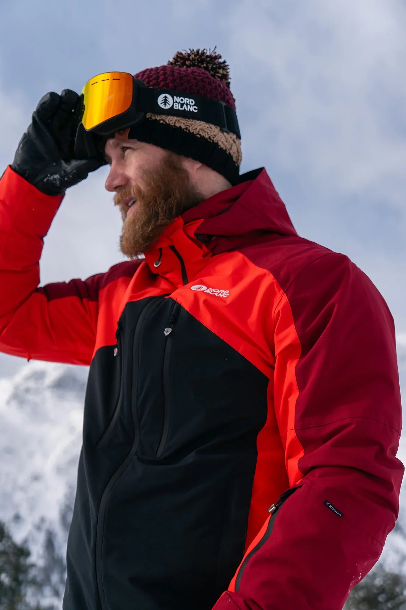 Ski jacket men's - ICEBERG orange-3