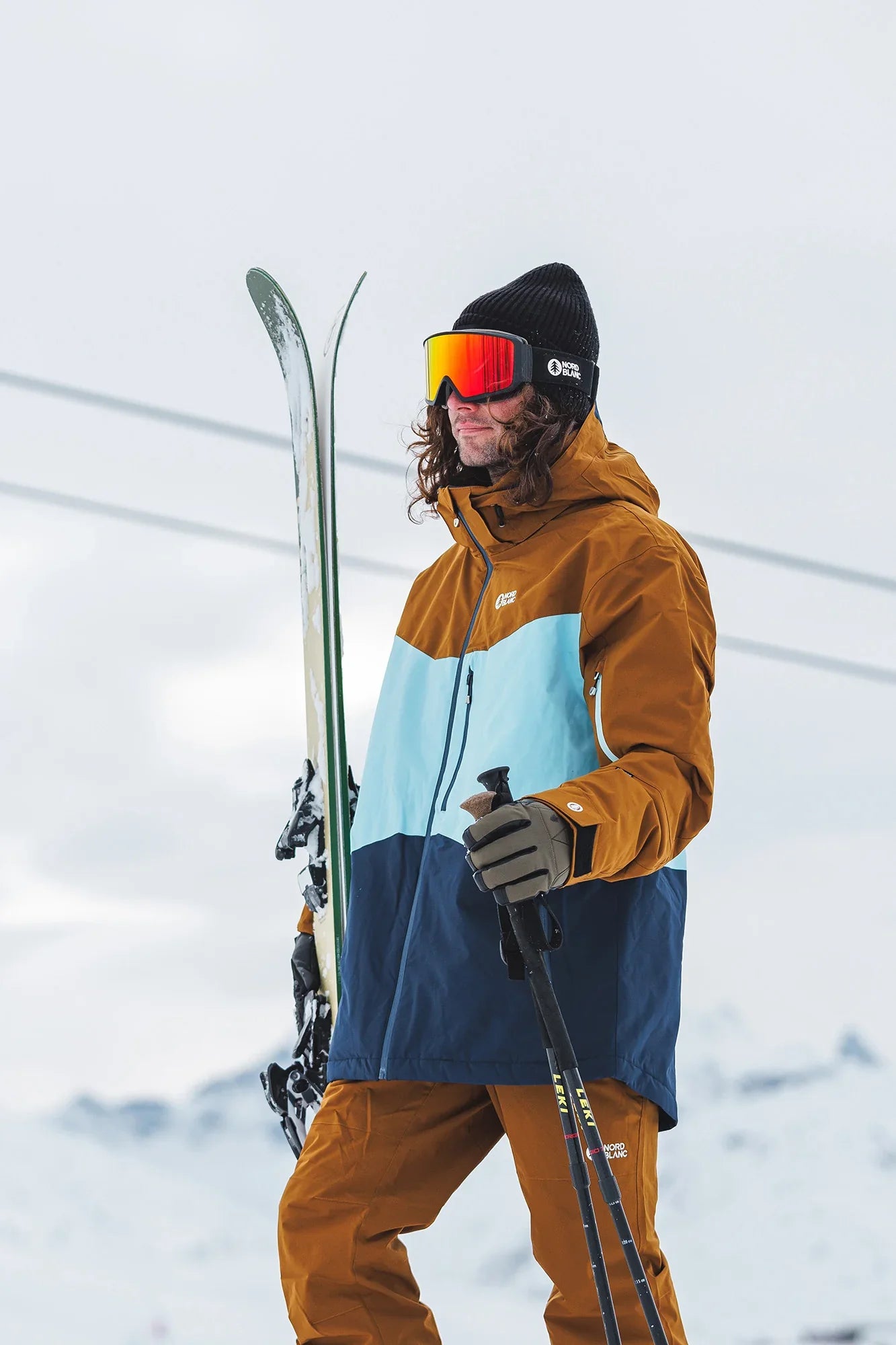 Ski jacket men's - NIVAL blue-3