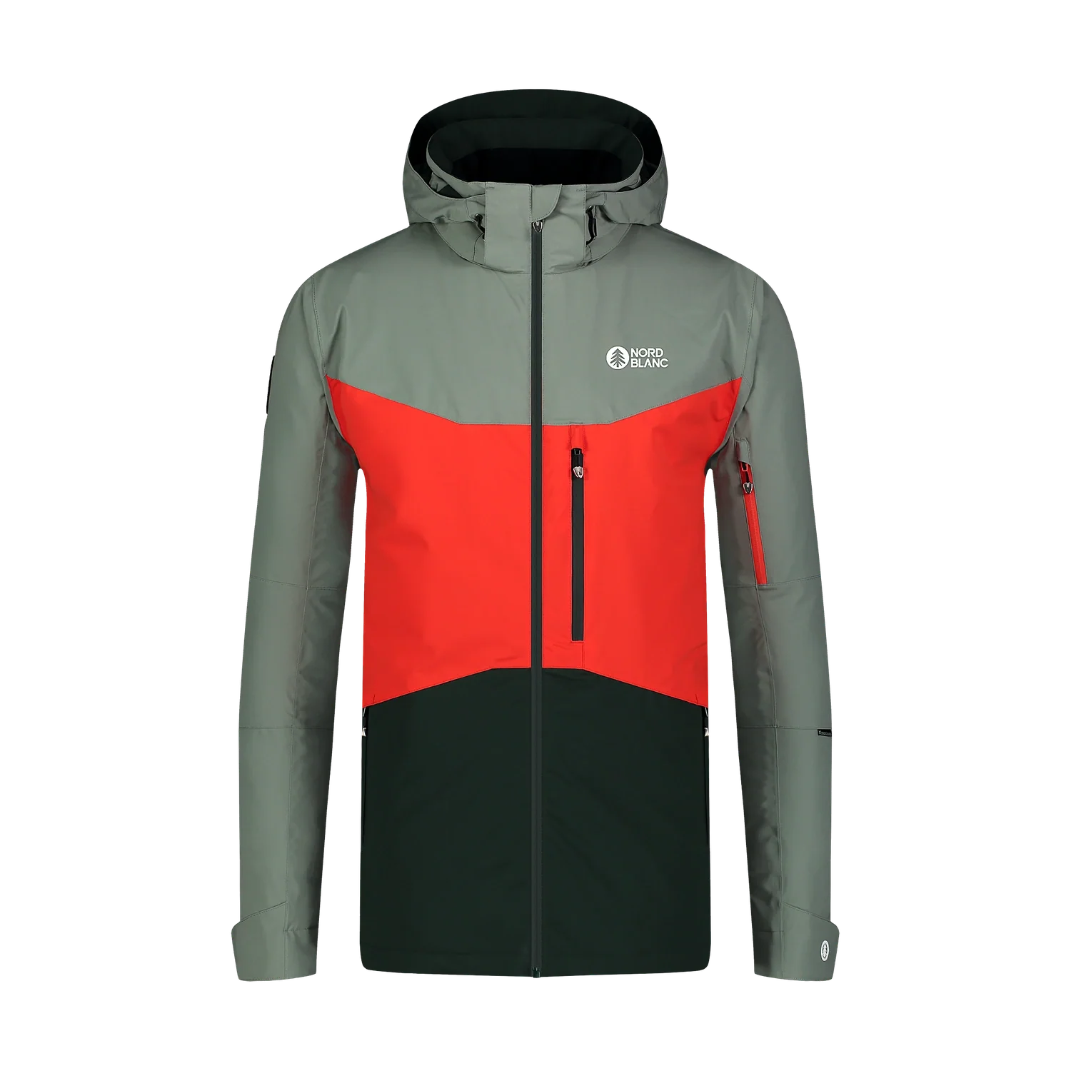 Ski jacket men's - NIVAL orange-1