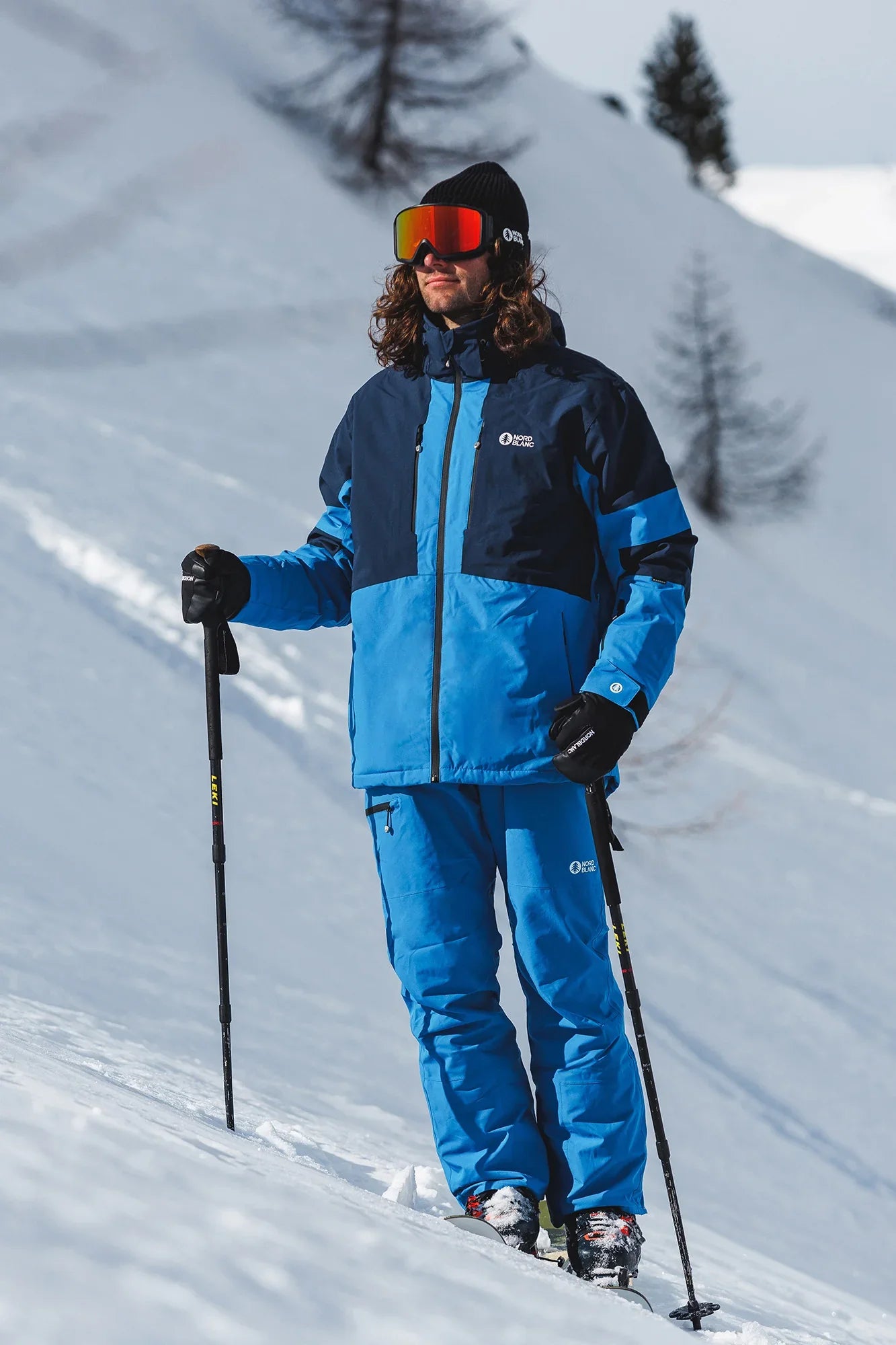 Skijaška jakna muška - RIME plava-2