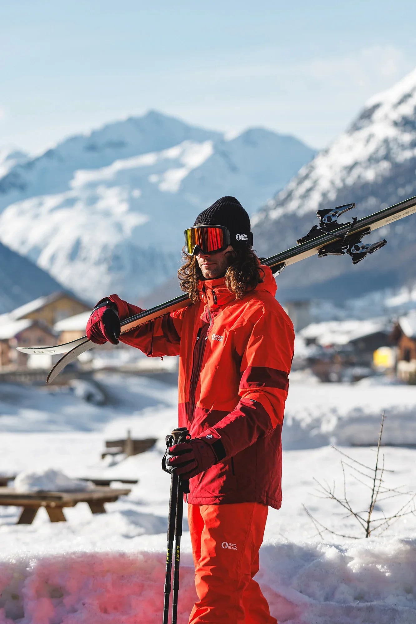 Ski jacket men's - RIME orange-2