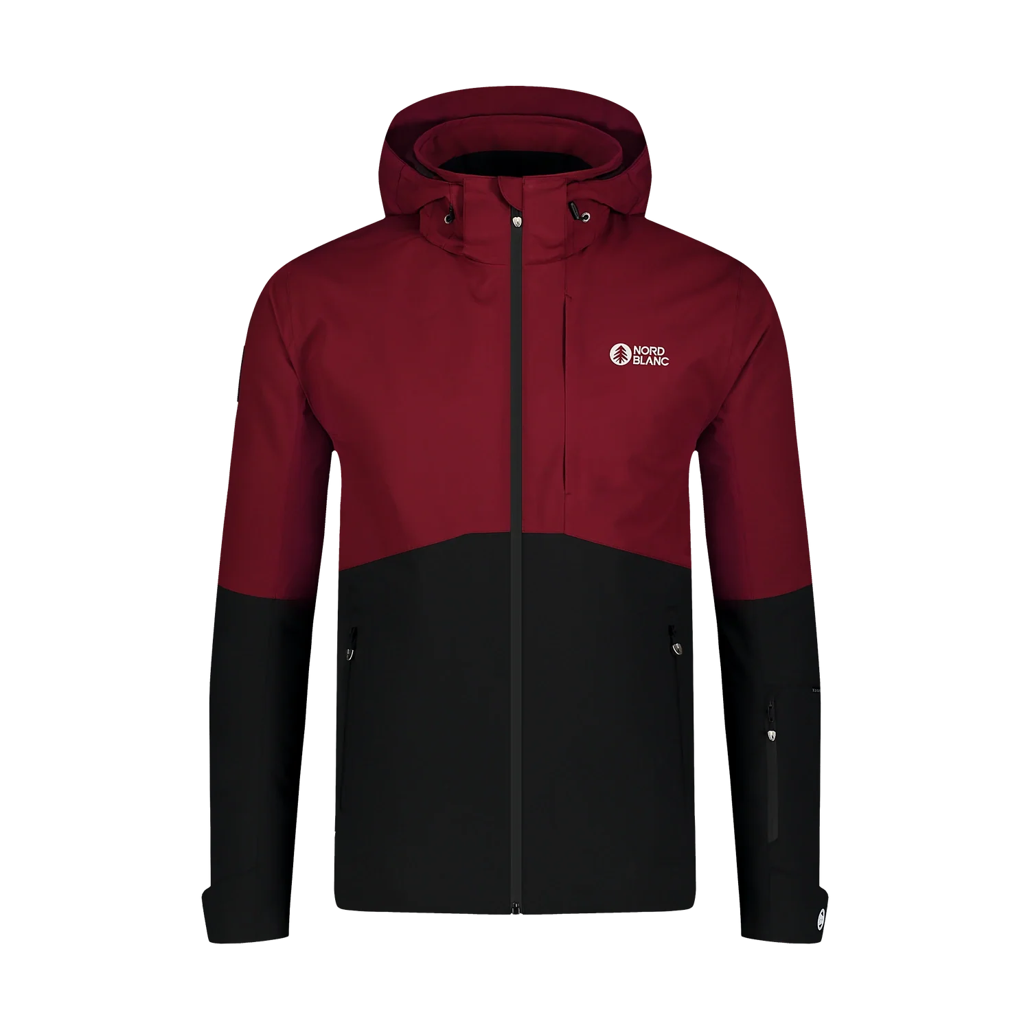 Ski jacket men's - START wine red-1