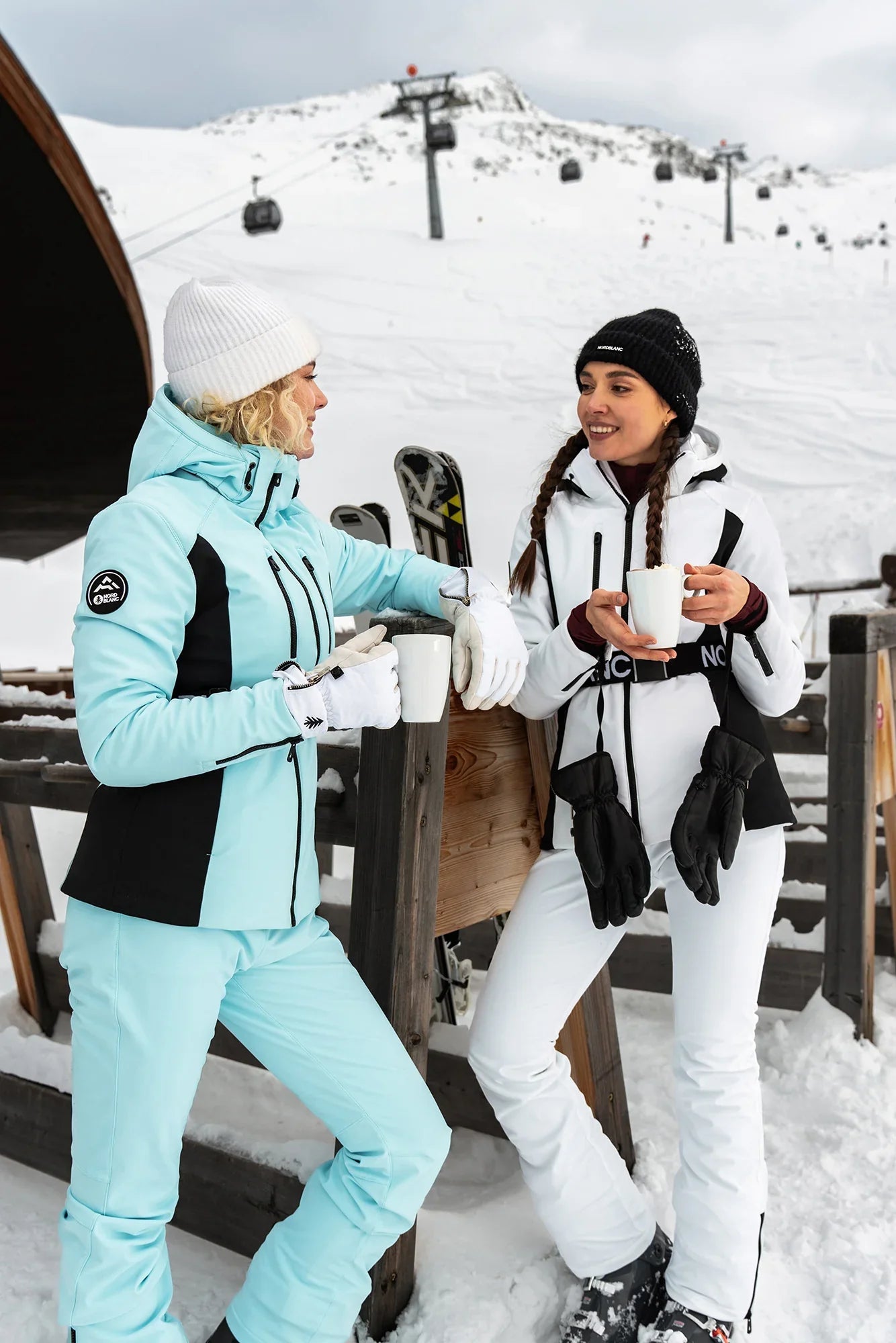 Softshell ski jacket women's - APRES-SKI blue-5