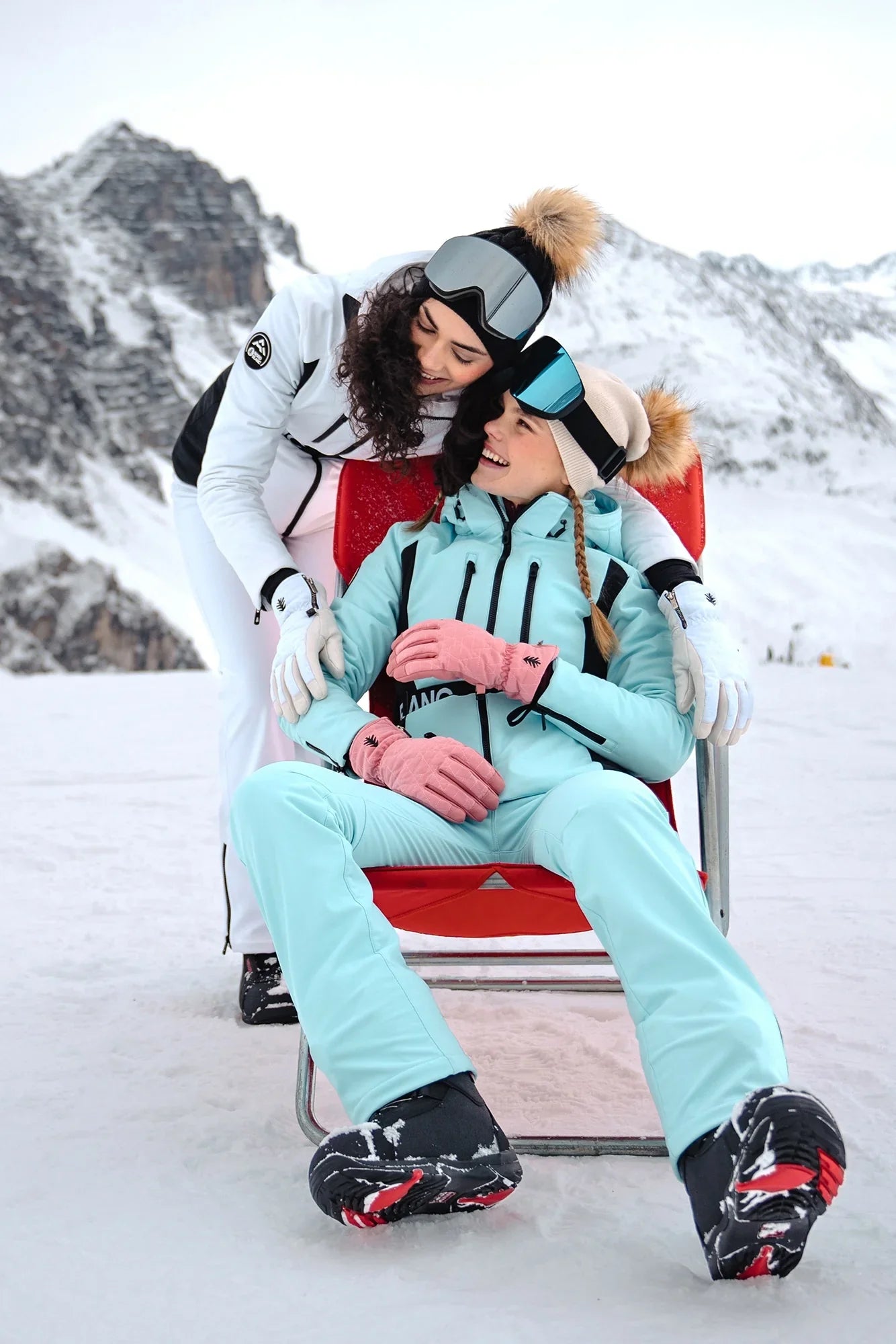 Softshell ski jacket women's - APRES-SKI blue-8