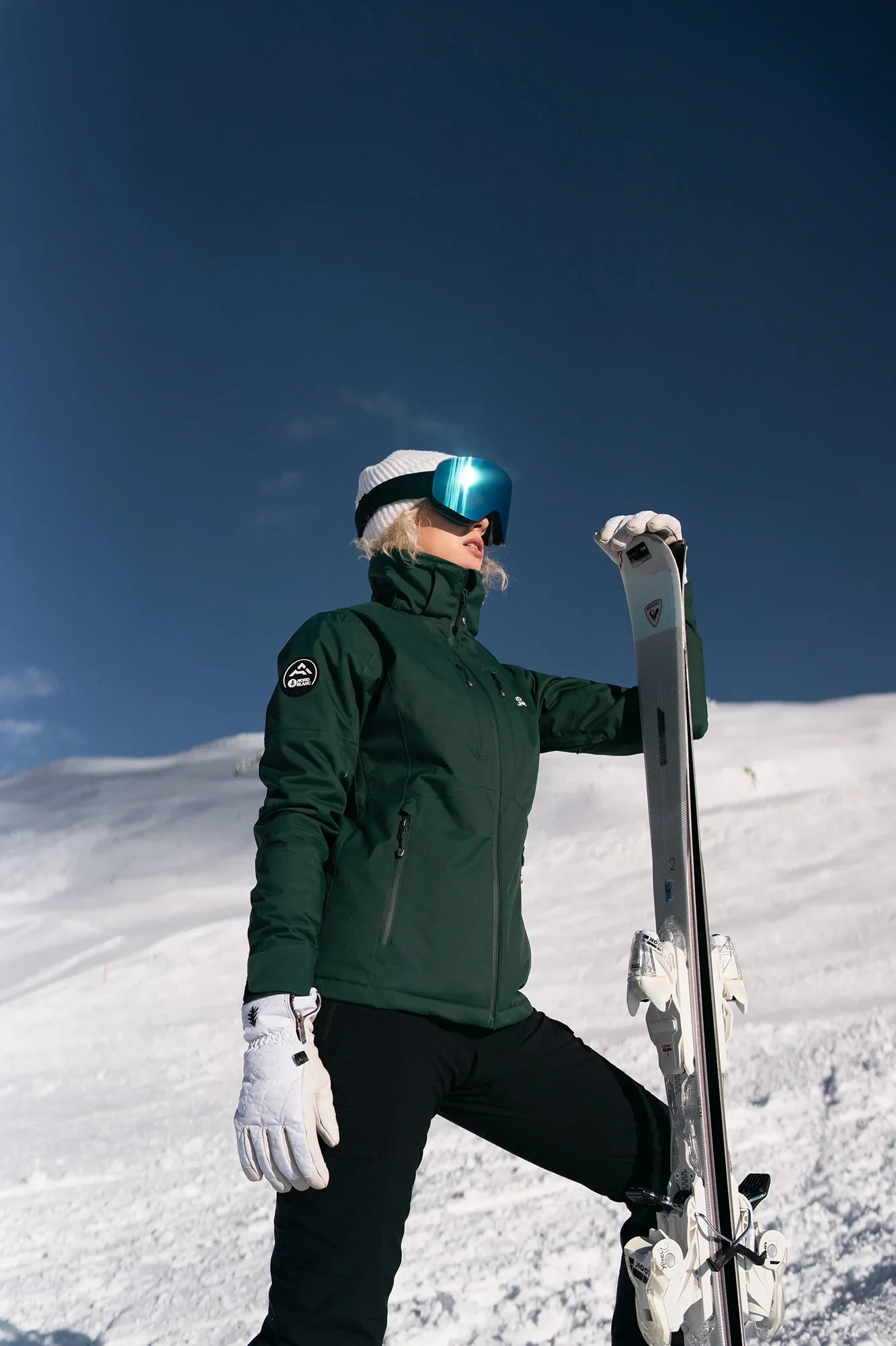 Ski jacket women's - ZENITH green-3