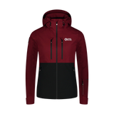 Ski jacket women's - ICICLE wine red