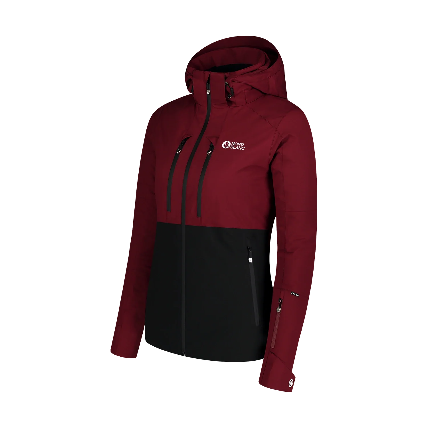 Ski jacket women's - ICICLE wine red-3