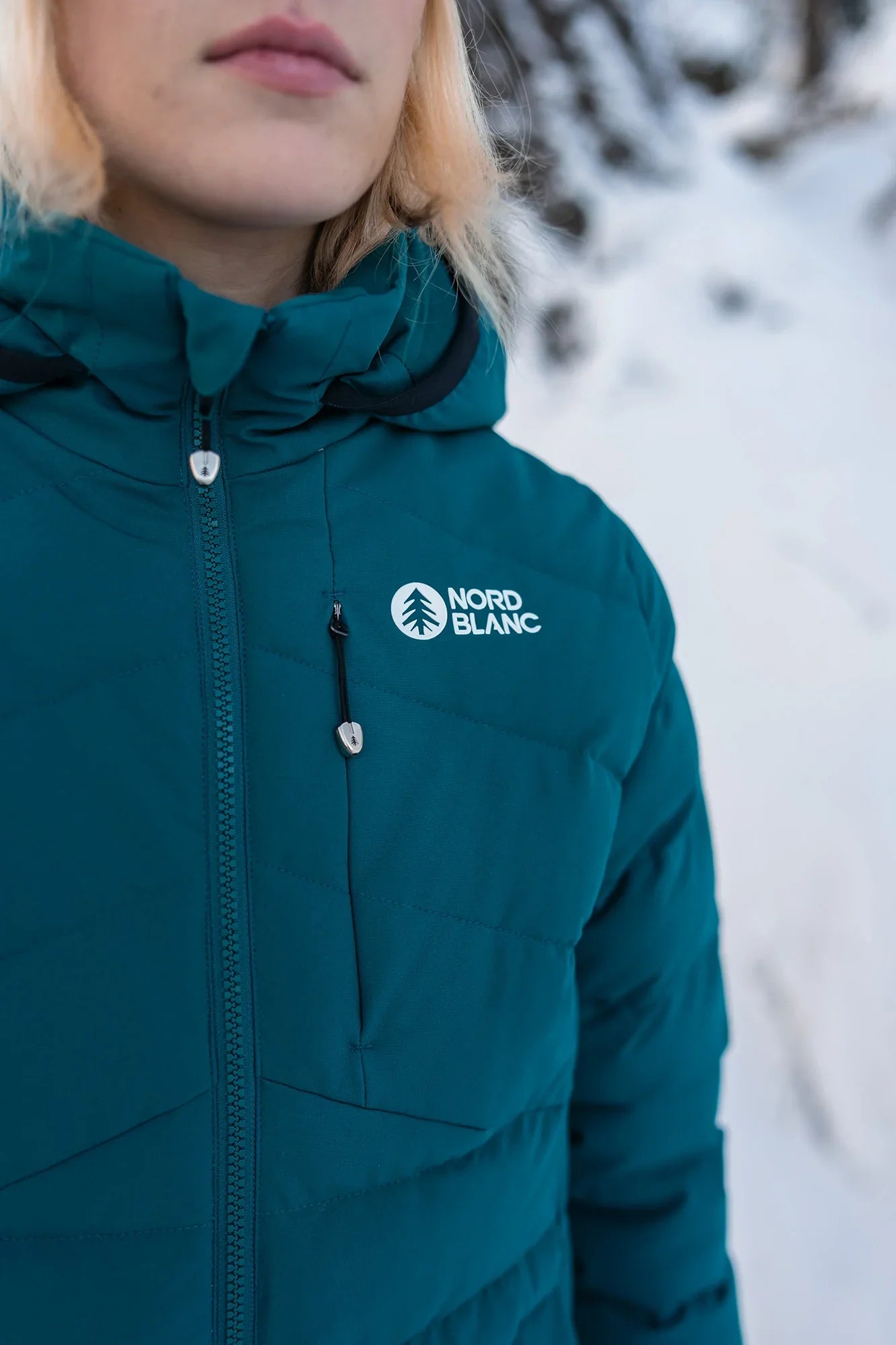 Waterproof winter jacket women's - BILLOW green-4