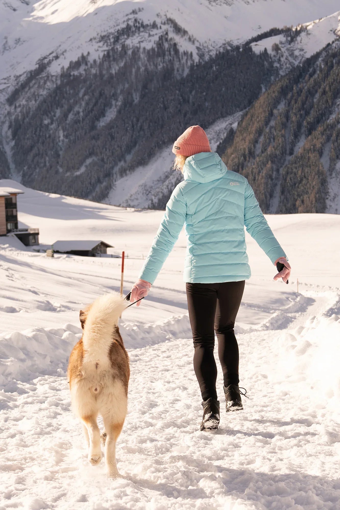 Wasserdichte Winterjacke Damen - BILLOW blau-3