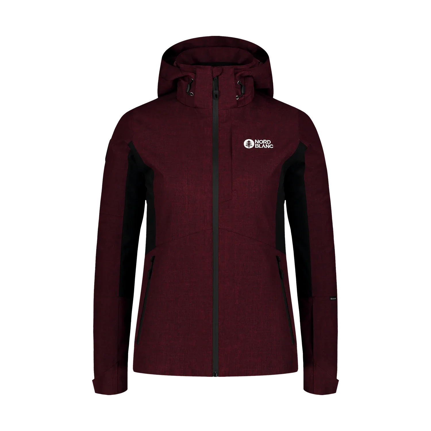 Ski jacket women's - IMPECCABLE wine red-1