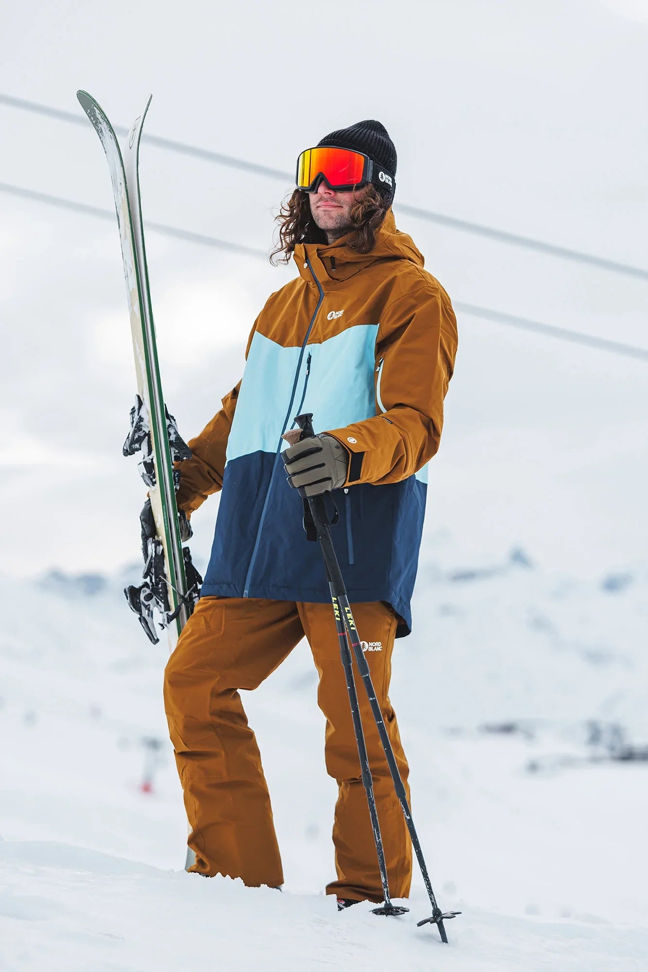 Ski pants men's - ONWARD brown-3