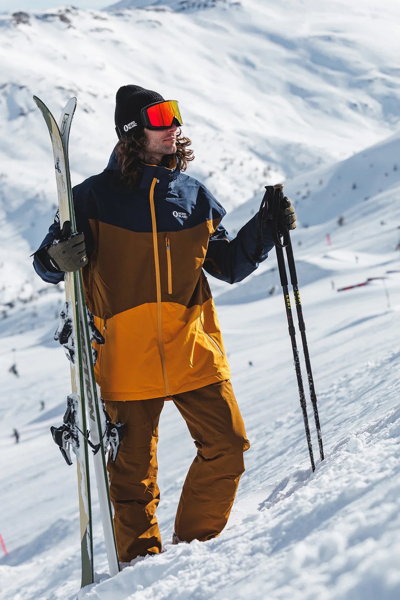 Ski pants men's - ONWARD brown-5