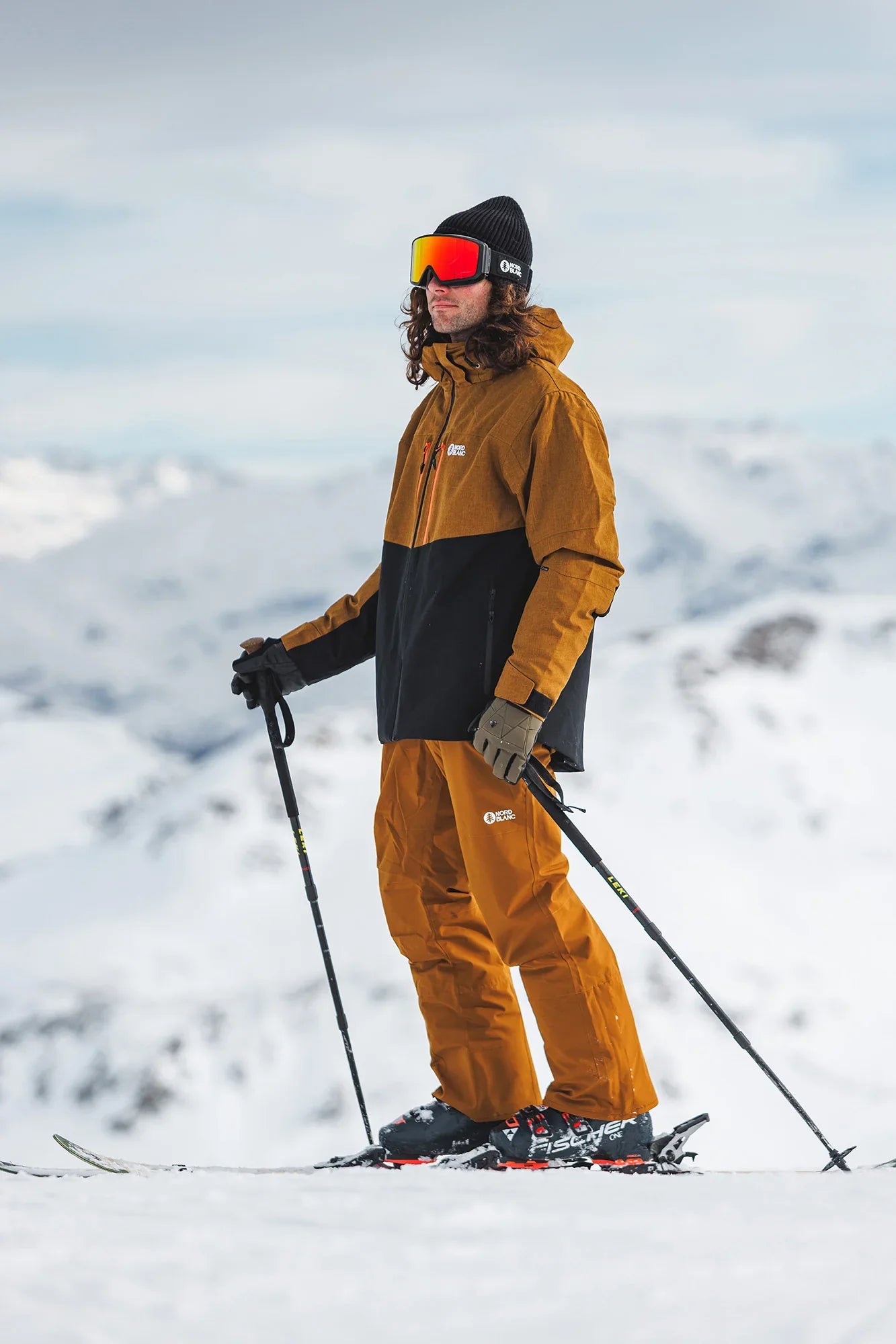Ski pants men's - ONWARD brown-6