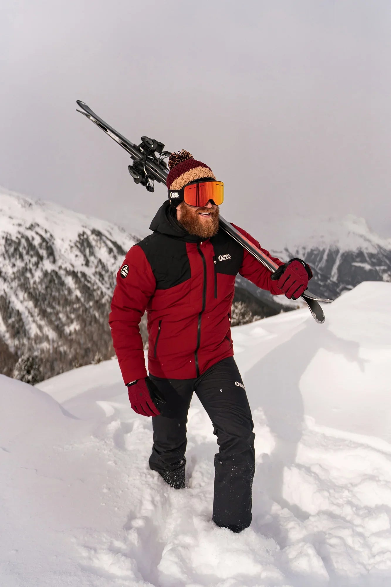 Winterjacke Herren - UNDIVIDED rot-2