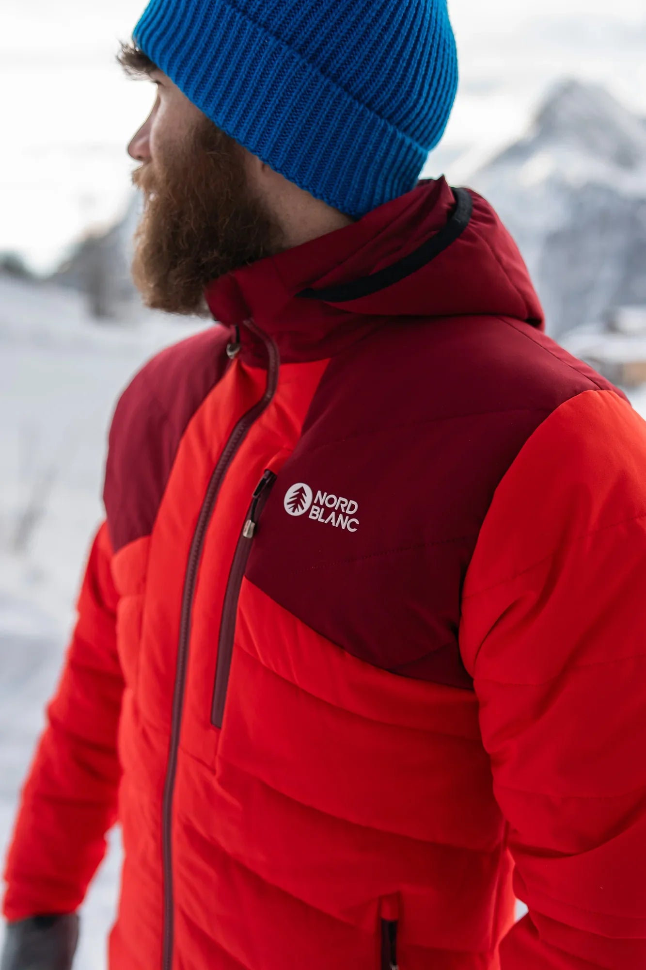 Winterjacke Herren - UNDIVIDED orange-4