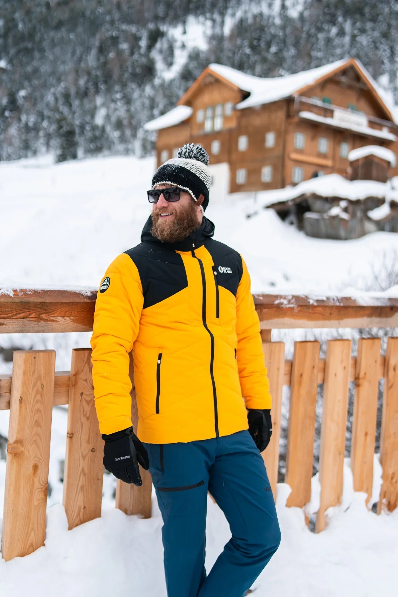 Winterjacke Herren - UNDIVIDED gelb-3
