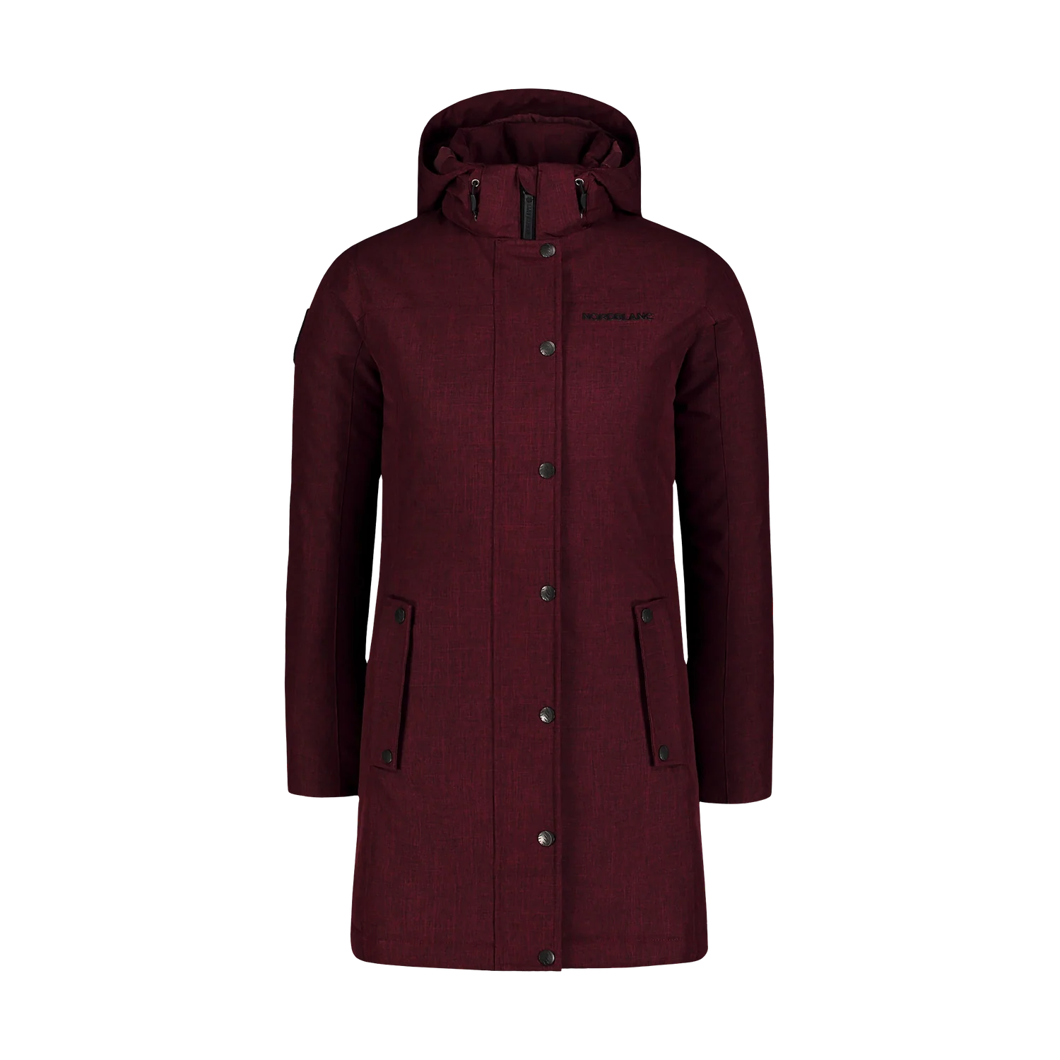 Waterproof winter parka women's - BLACKFROST wine red