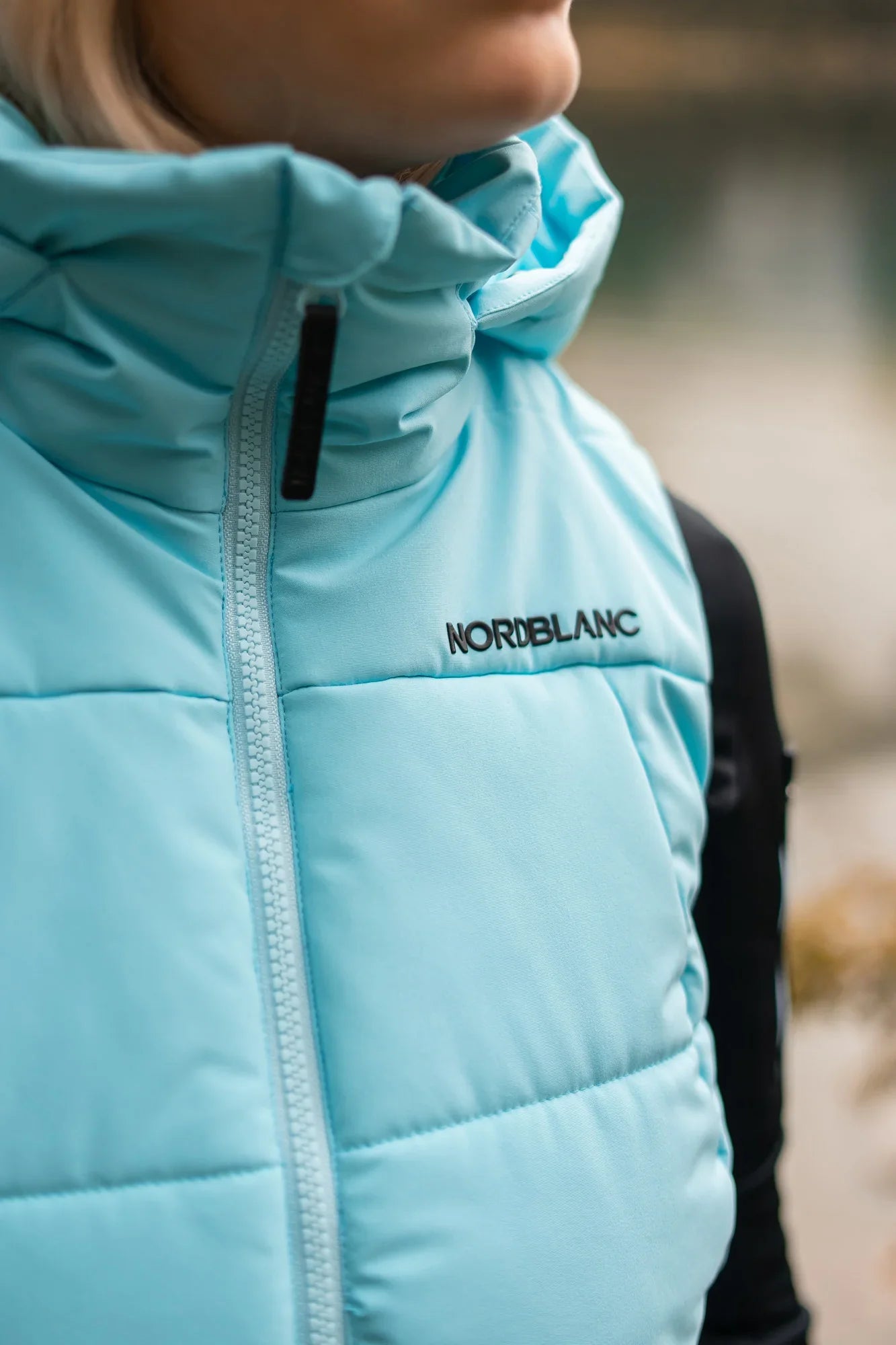 Winterweste Damen - SWEET blau-5