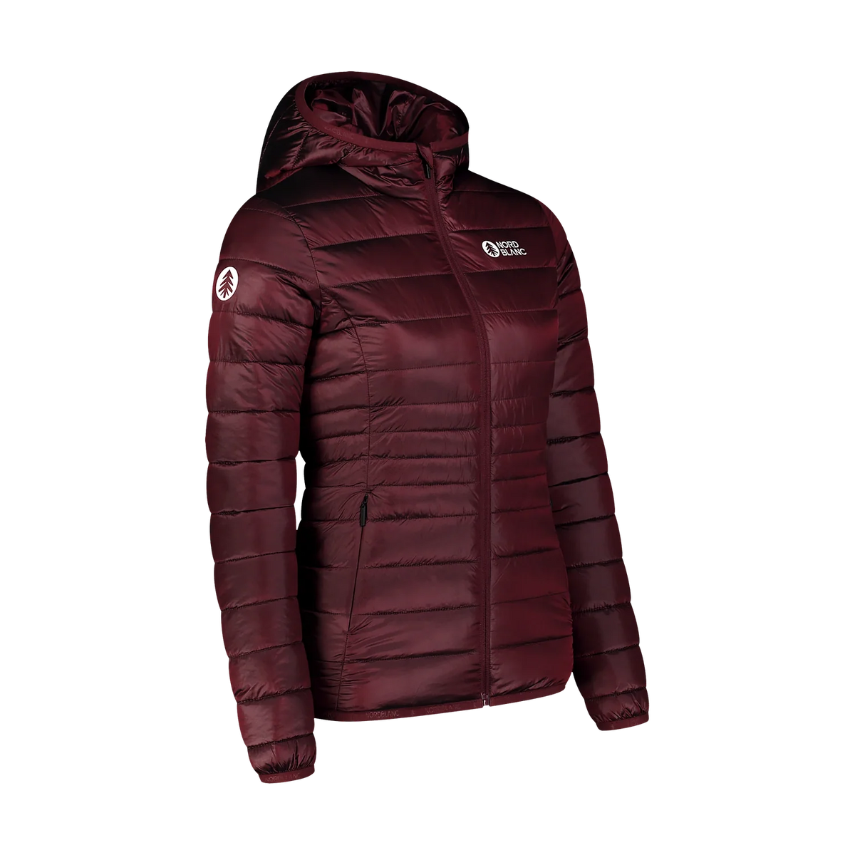 Quilted jacket women's - SPARKLE burgundy – image 2