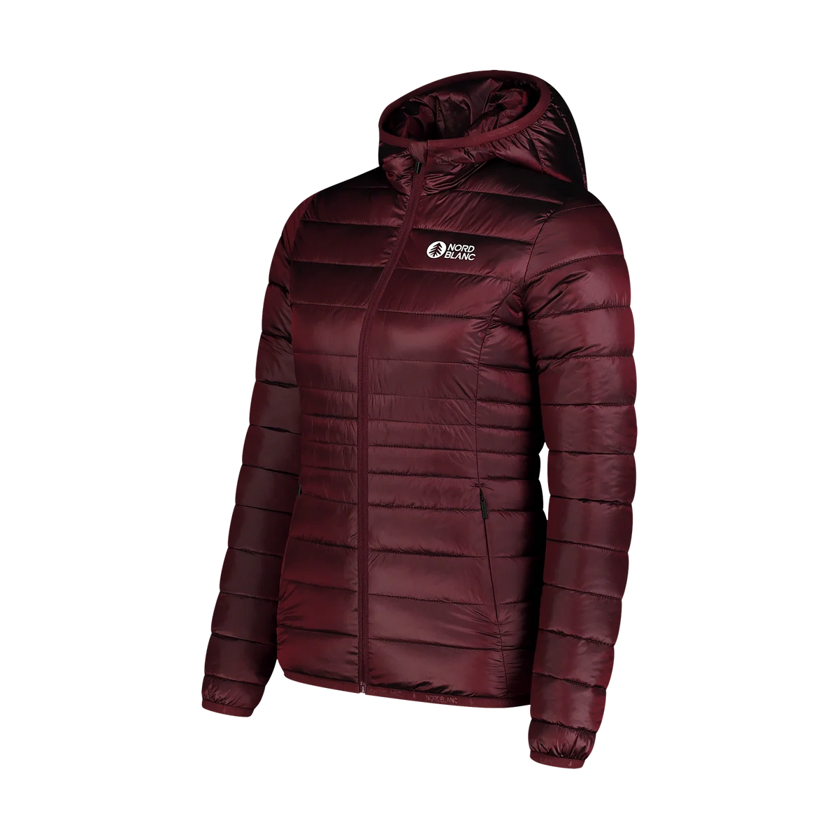 Quilted jacket women's - SPARKLE burgundy – image 3