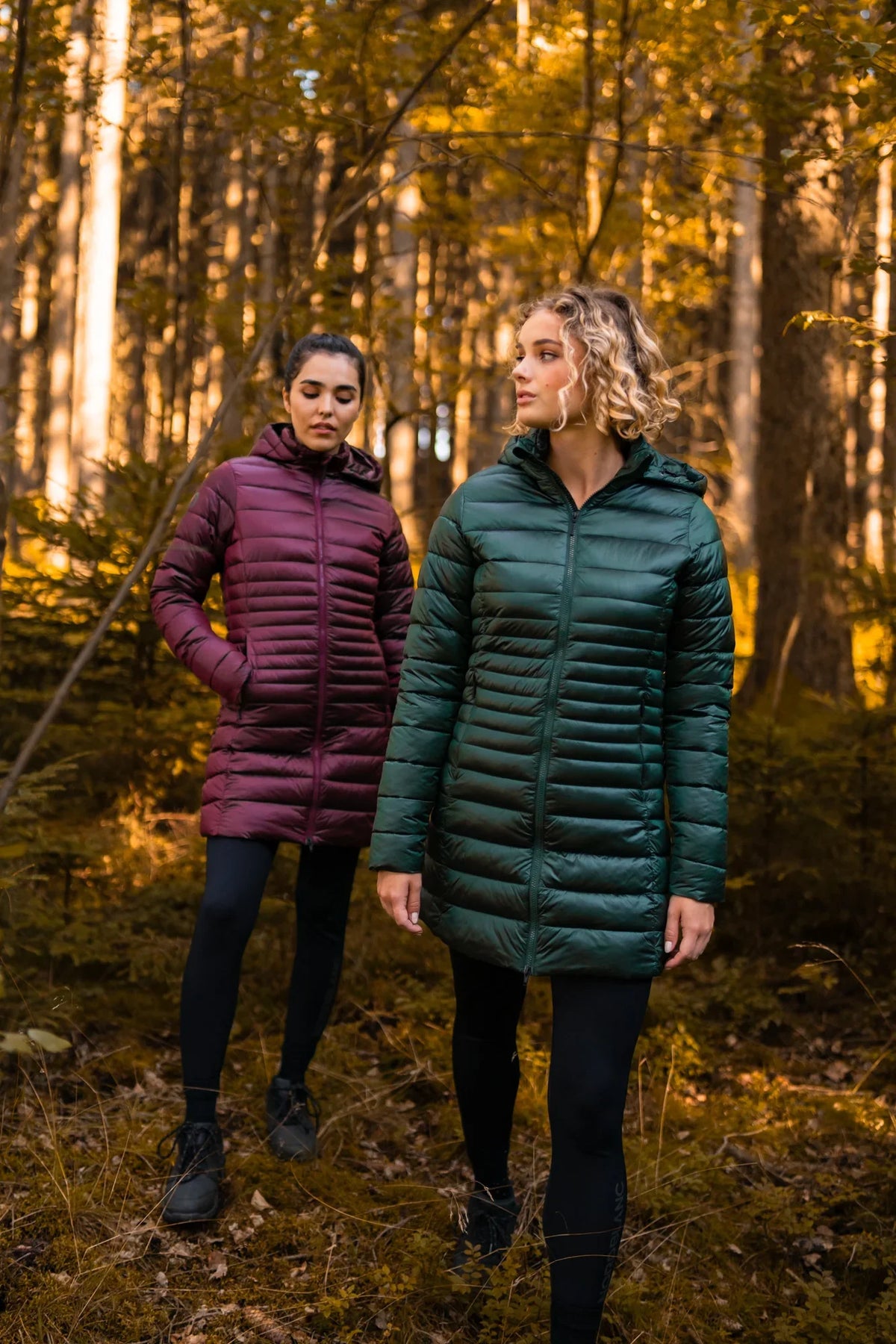 Winter parka women's - SLOPES wine red – image 4