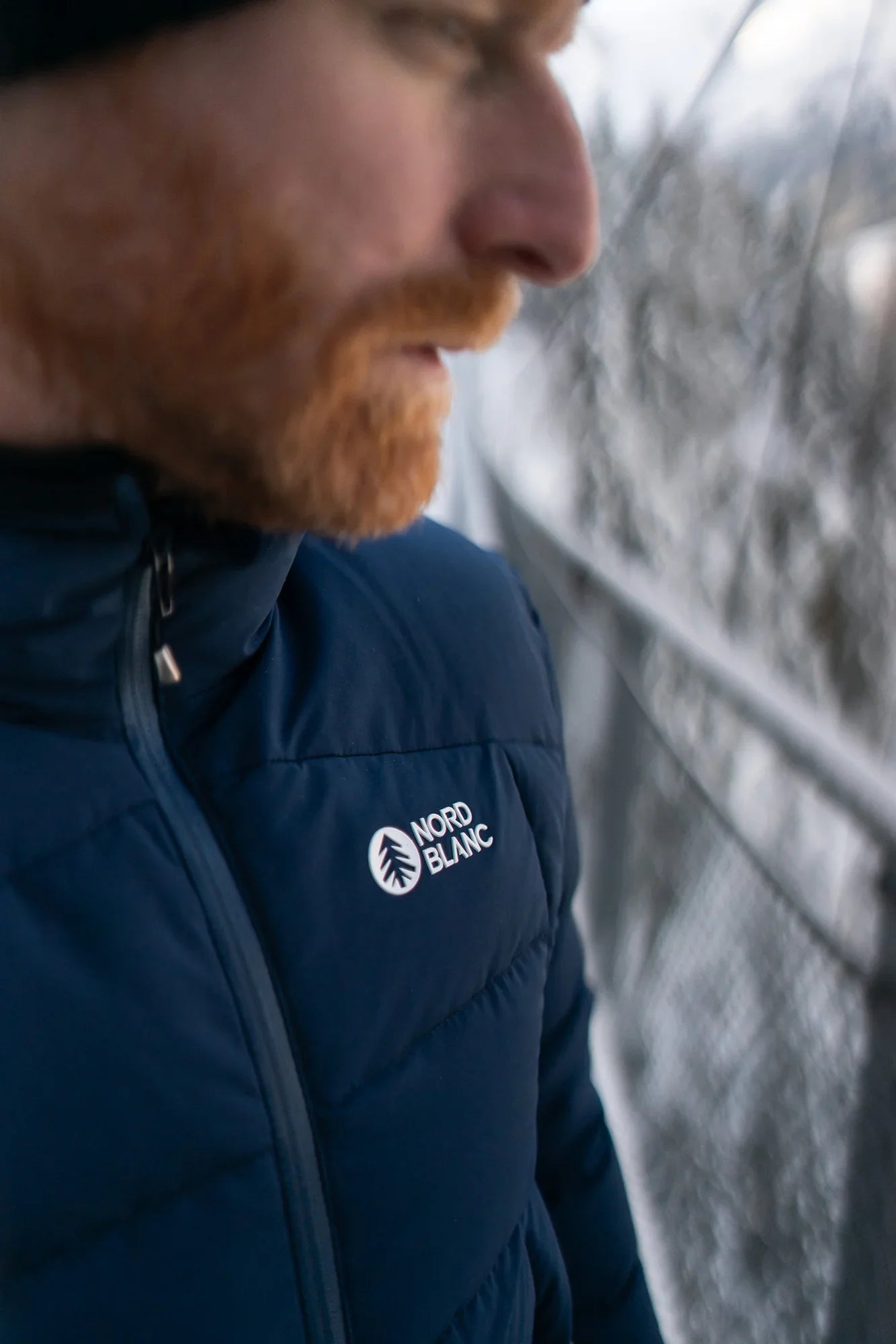 Waterproof winter jacket men's - DEFIANCE blue-5