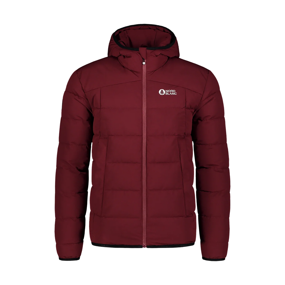 Waterproof winter jacket men's - DEFIANCE wine red