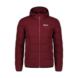 Waterproof winter jacket men's - DEFIANCE wine red