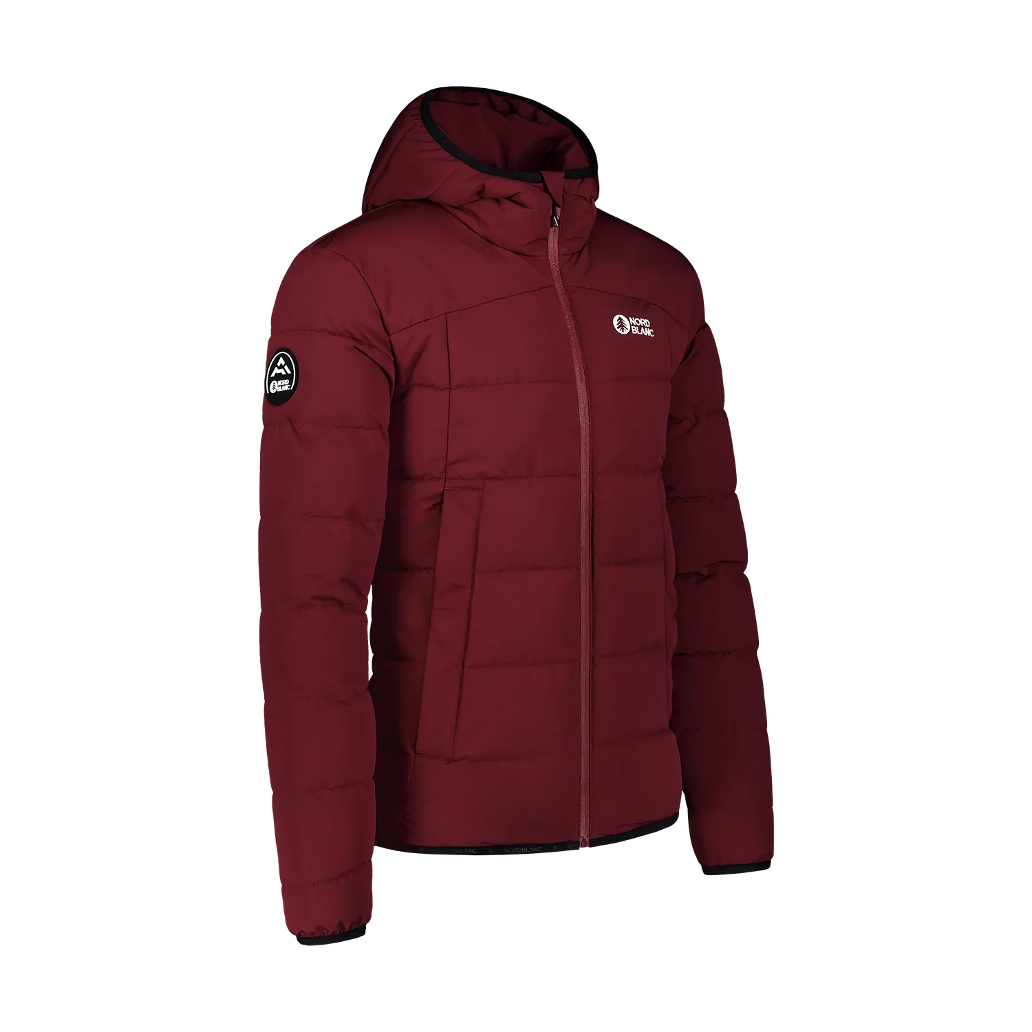 Waterproof winter jacket men's - DEFIANCE wine red-2
